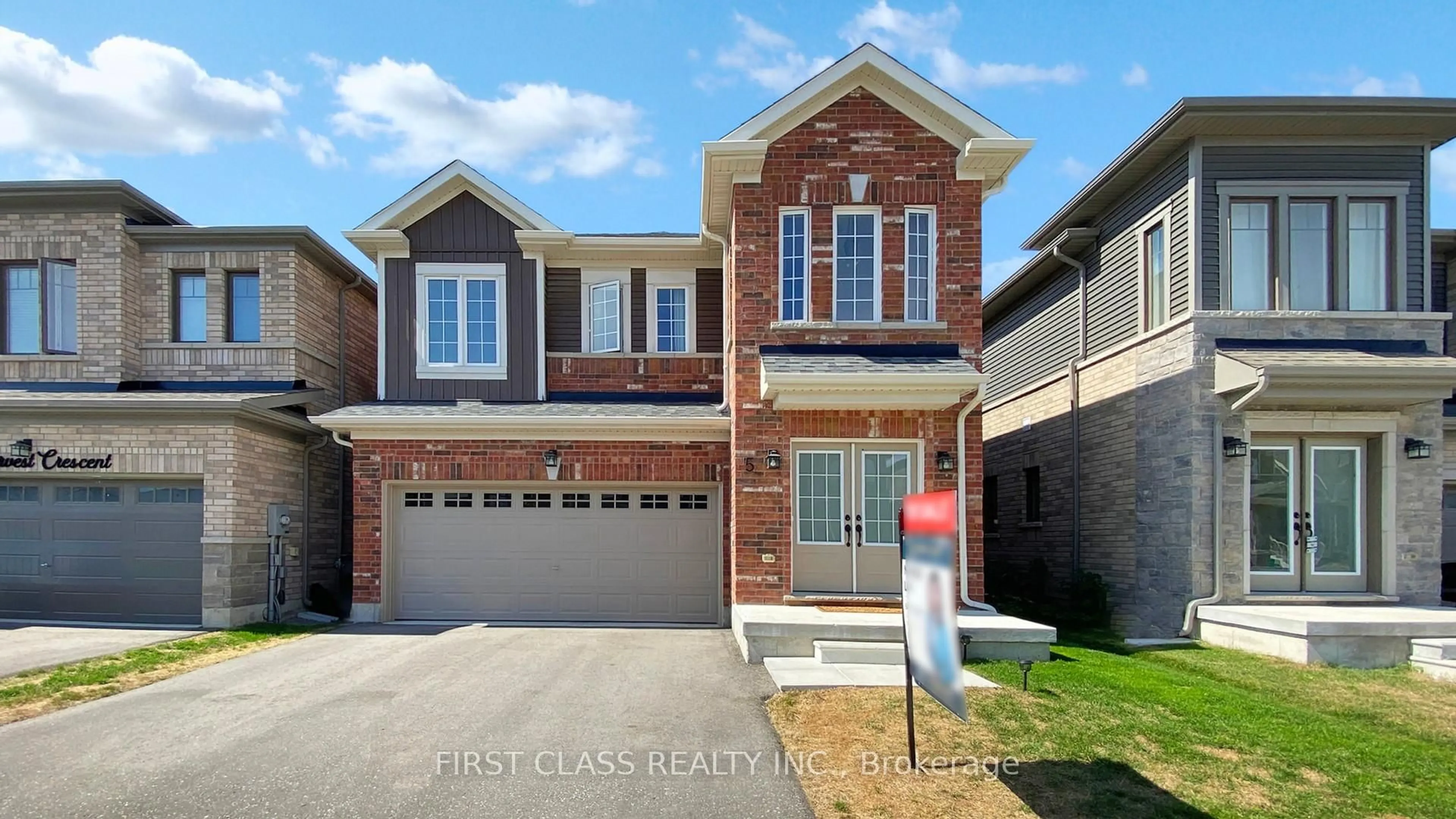 Home with brick exterior material, street for 5 Harvest Cres, Barrie Ontario L9J 0T3