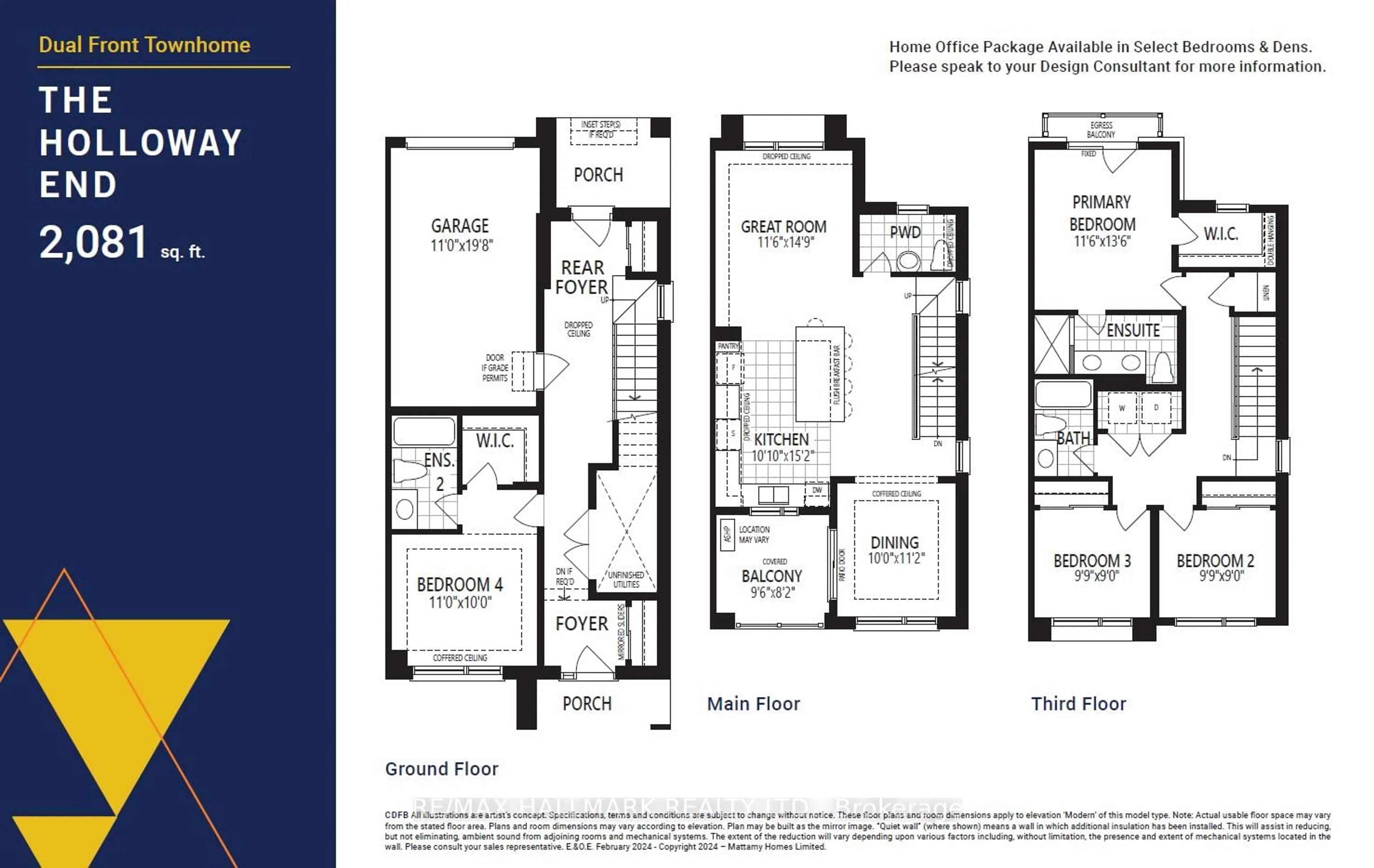Floor plan for 112 Pearen Lane, Barrie Ontario L9J 1A5