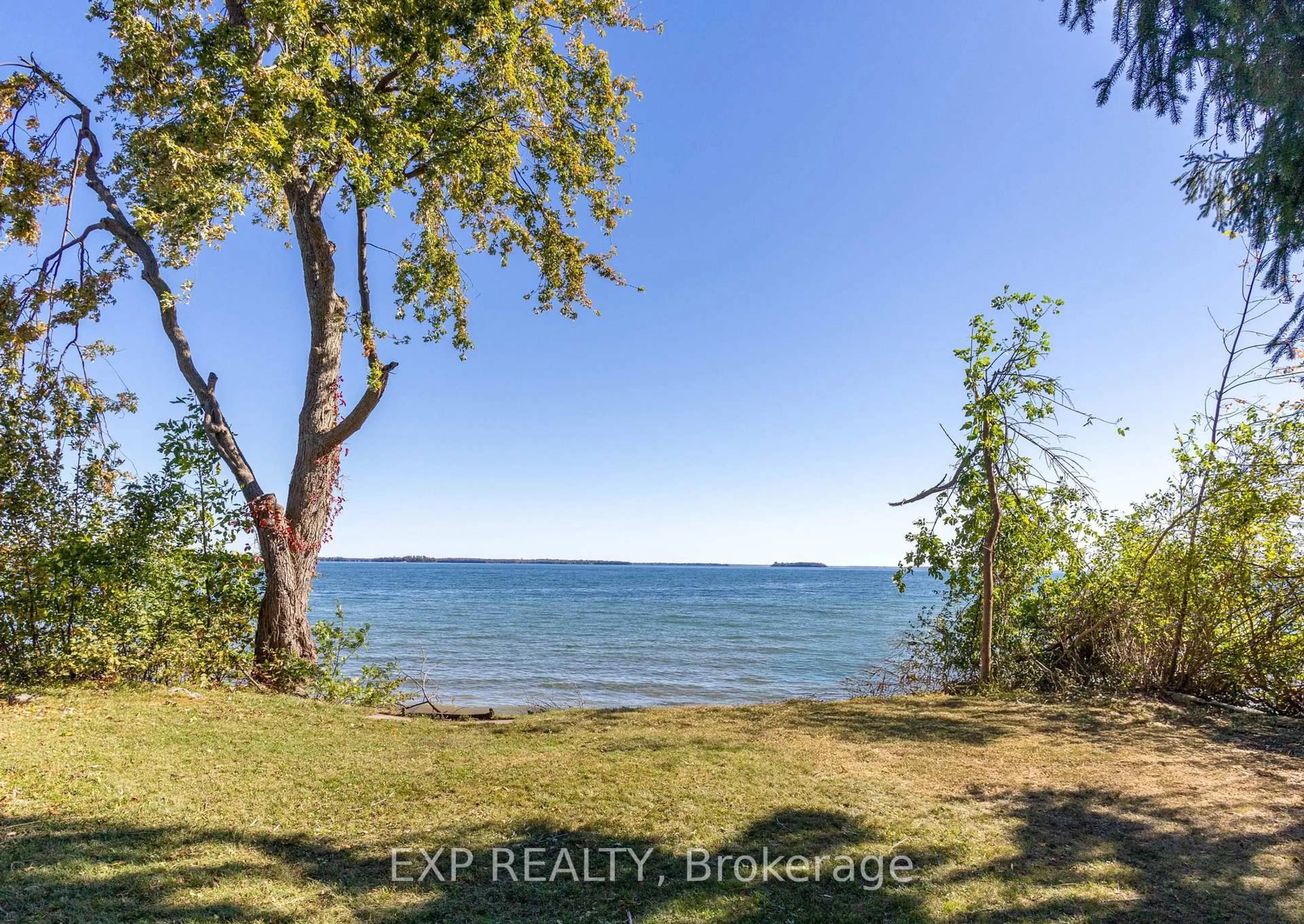 A pic from outside/outdoor area/front of a property/back of a property/a pic from drone, water/lake/river/ocean view for 255 Moon Point Dr, Oro-Medonte Ontario L3V 0R8