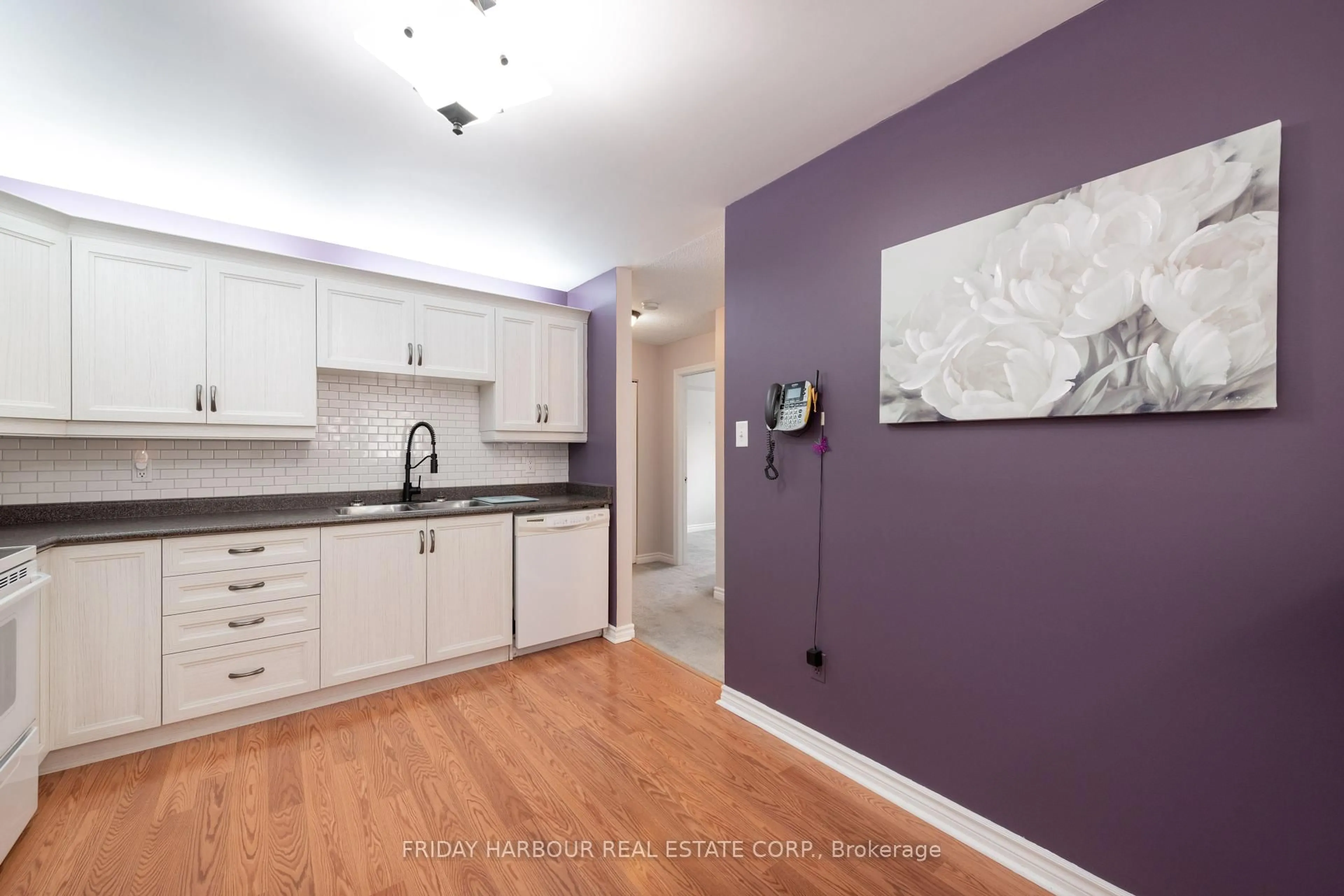 Open concept kitchen, unknown for 131 Clapperton St #206, Barrie Ontario L4M 3G3