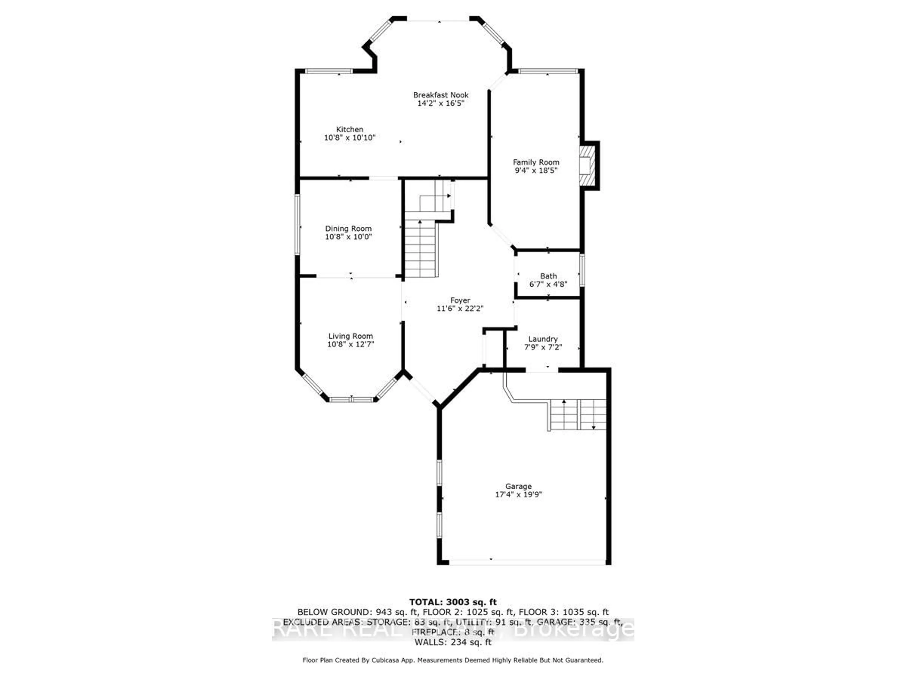 Floor plan for 25 Muir Dr, Barrie Ontario L4N 0J1