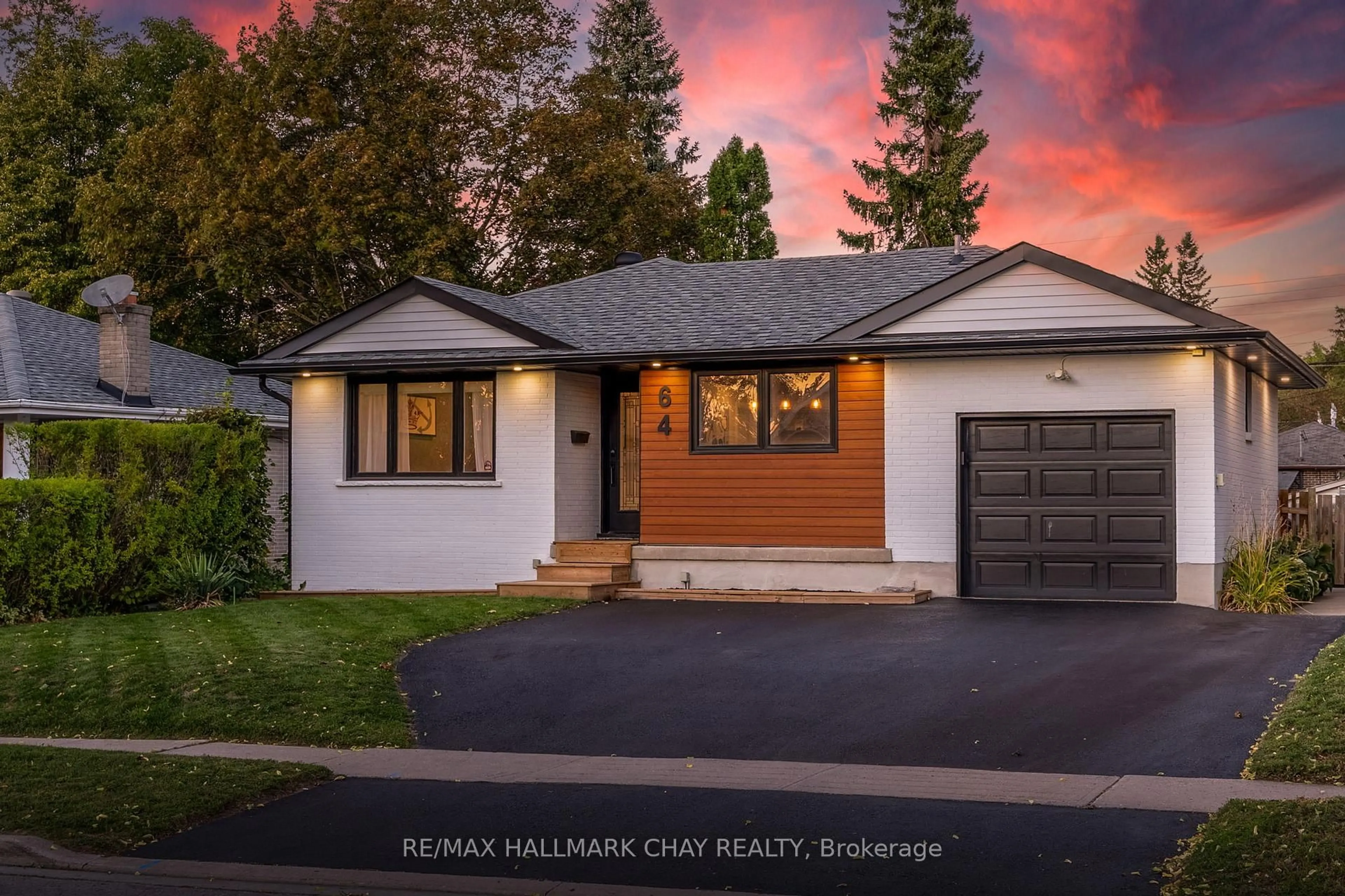 Home with vinyl exterior material, street for 64 Marion Cres, Barrie Ontario L4M 2L3