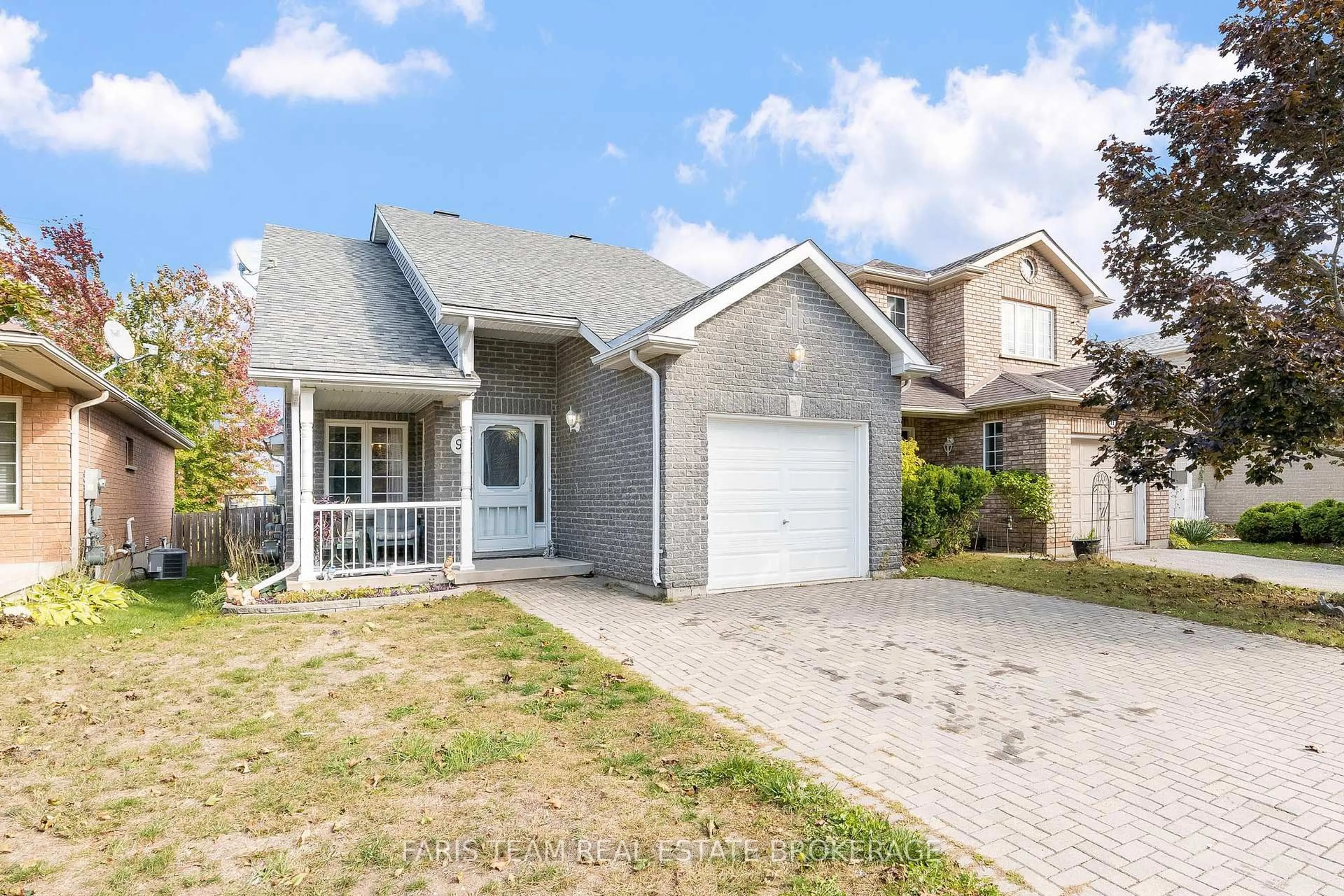 Home with brick exterior material, street for 9 Julia Cres, Orillia Ontario L3V 7Y9