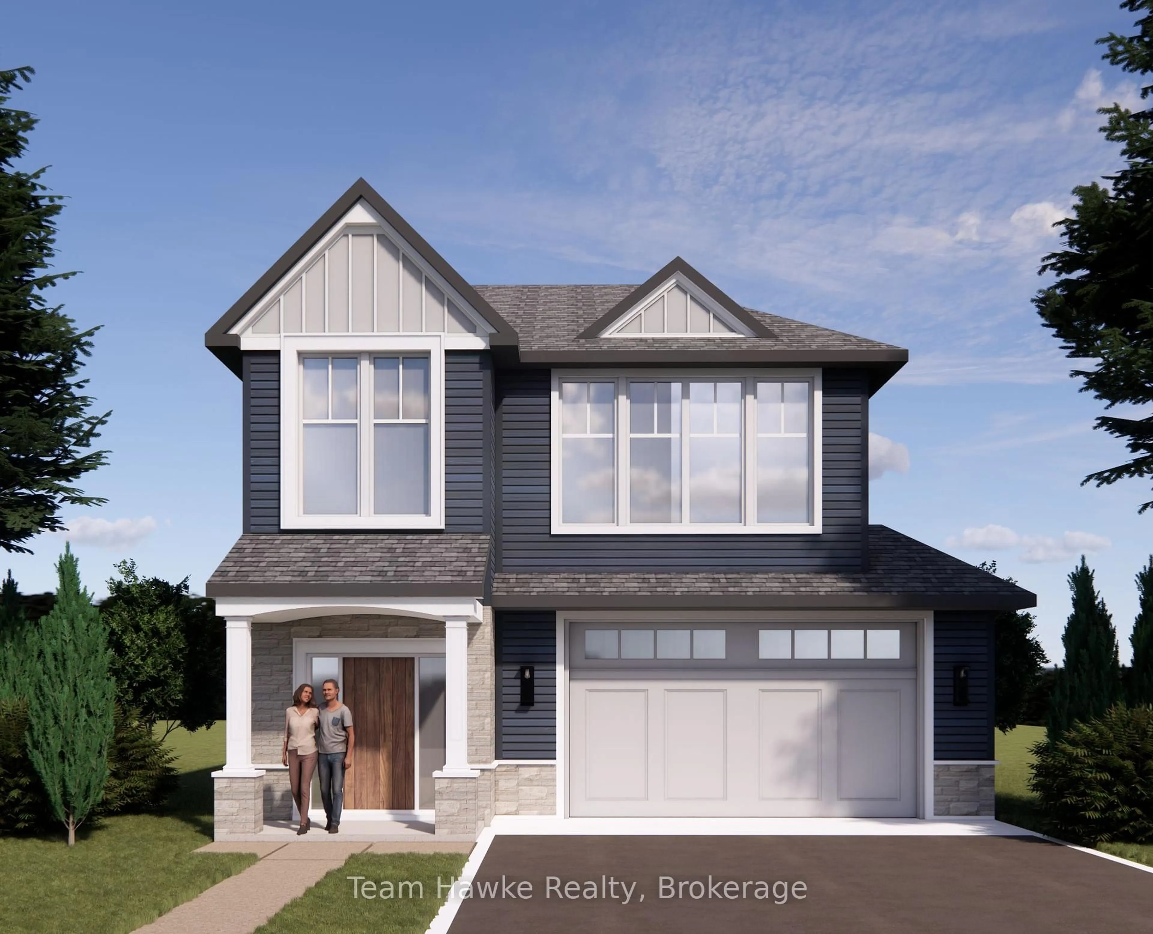 Home with brick exterior material, street for 319 Gervais St #Lot 3, Midland Ontario L4R 4C6