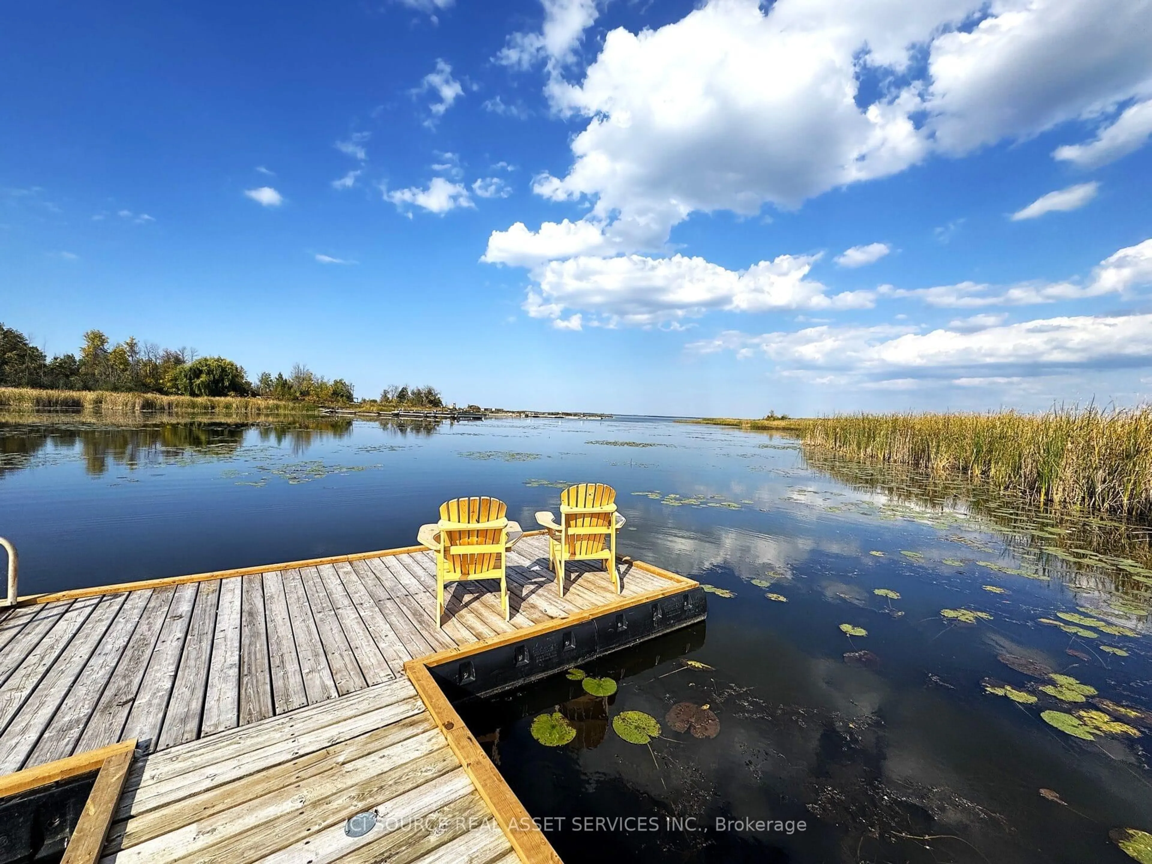 Patio, water/lake/river/ocean view for 18 Swan Lane, Tay Ontario L0K 1R0