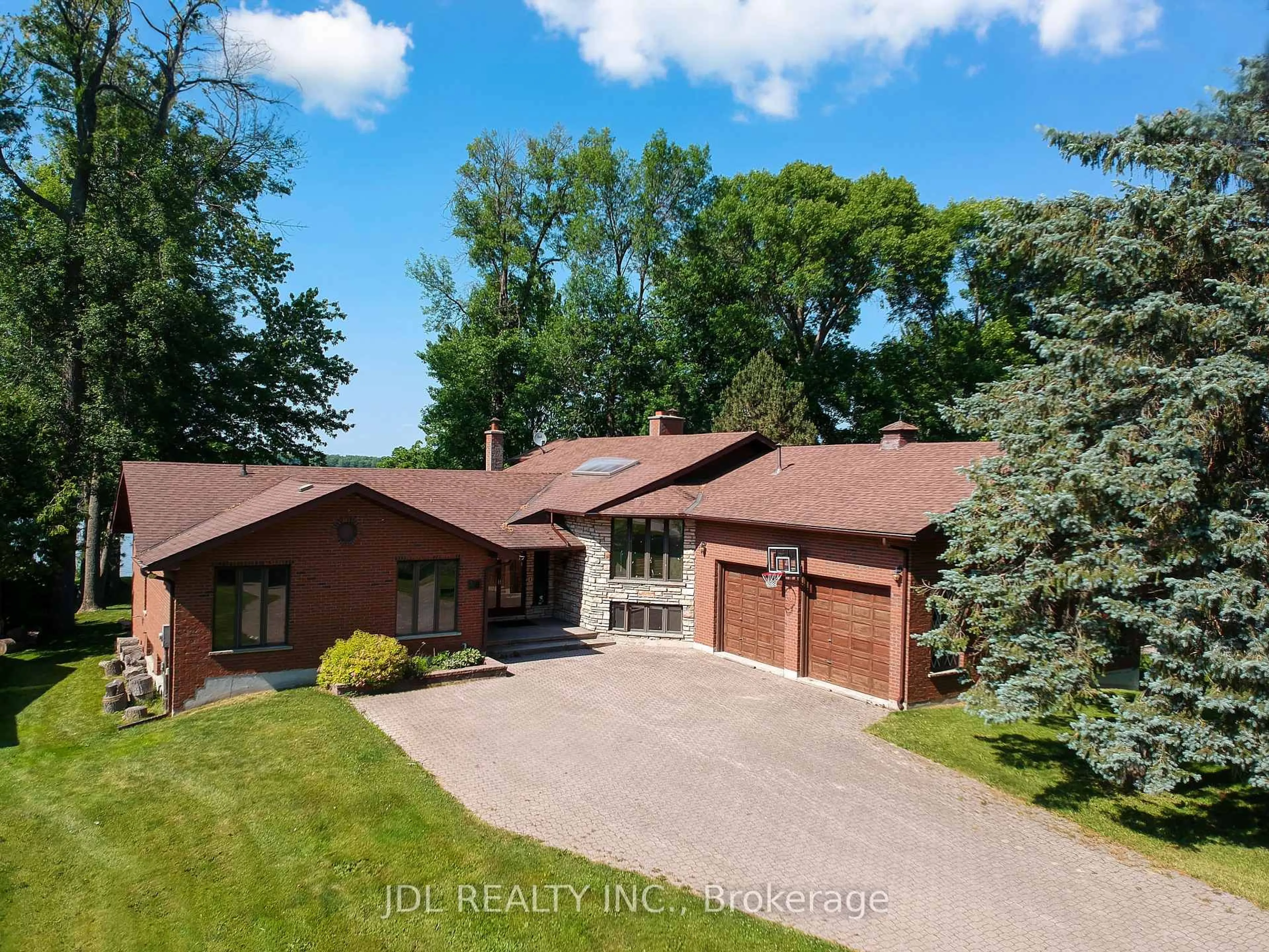 Home with brick exterior material, unknown for 16 Thicketwood Pl, Ramara Ontario L0K 1B0
