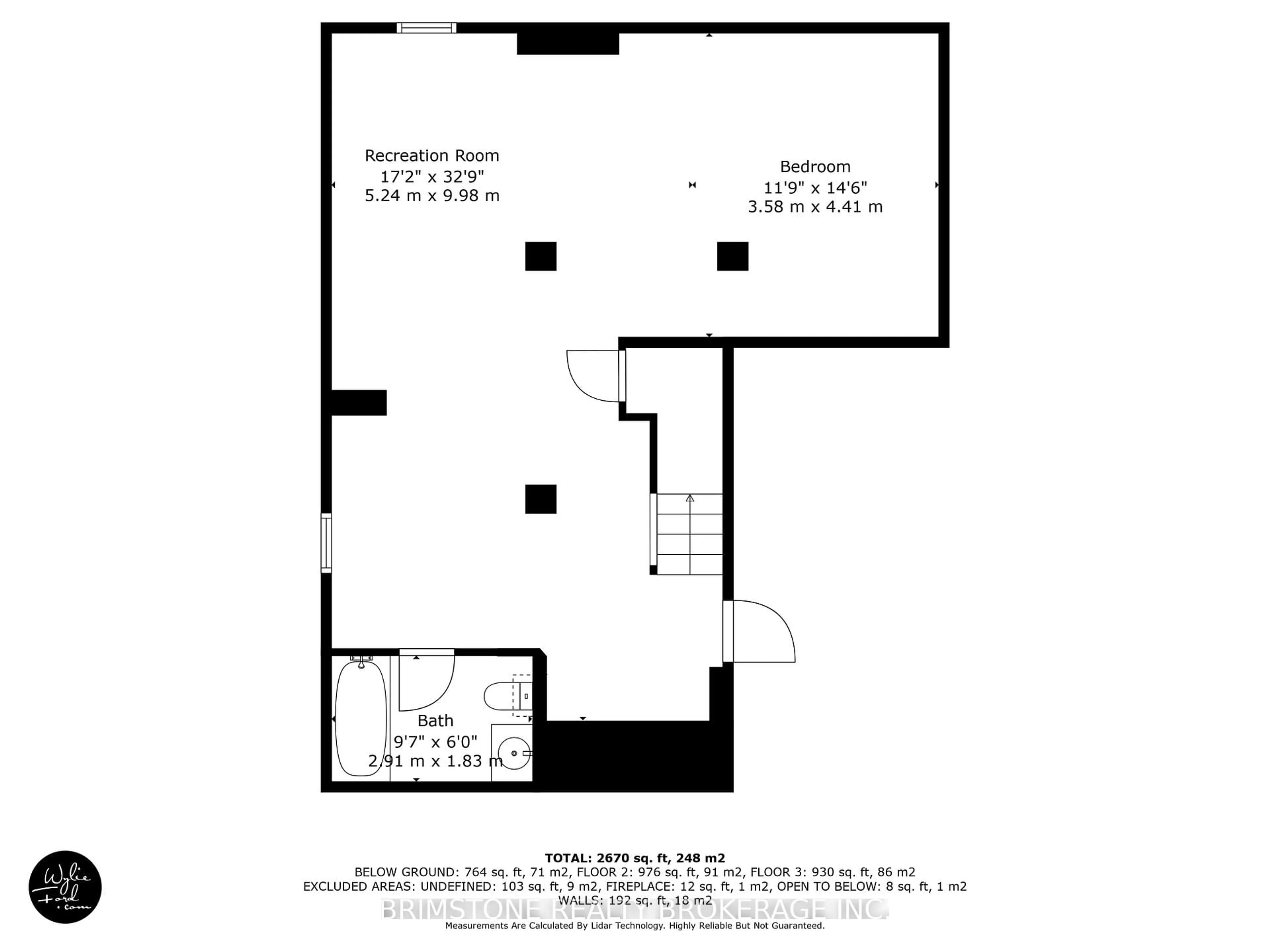 Floor plan for 116 Bird St, Barrie Ontario L4N 0W6