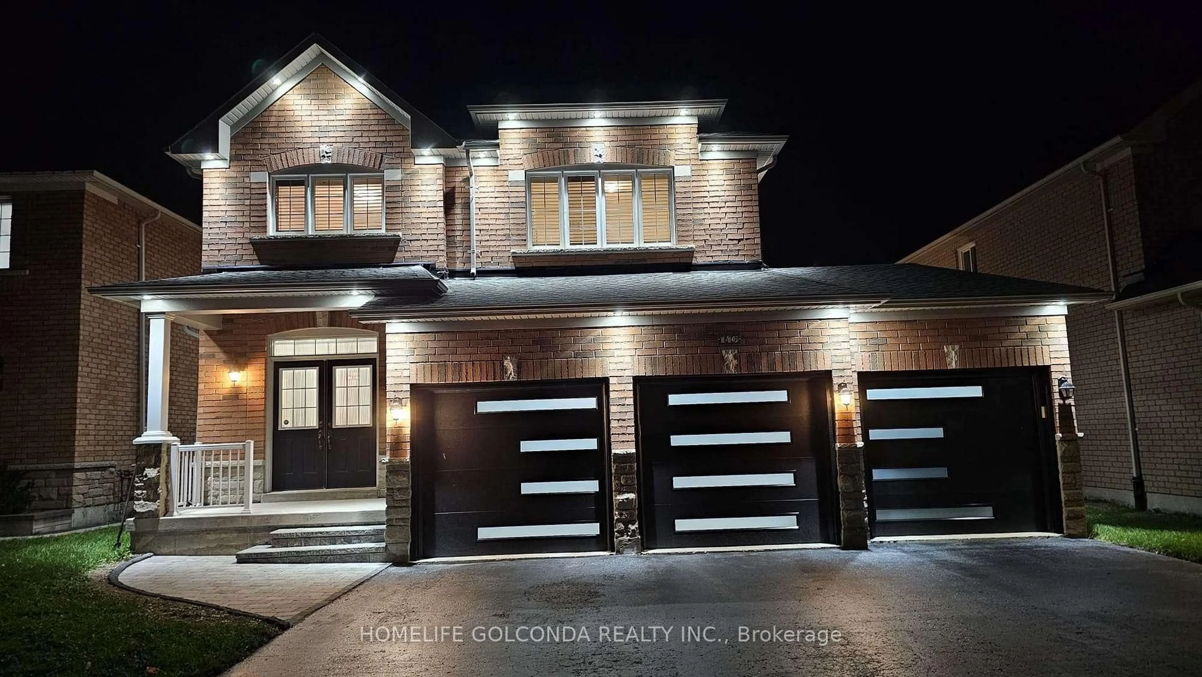 Home with brick exterior material, street for 146 SANDRINGHAM Dr, Barrie Ontario L4M 0C9