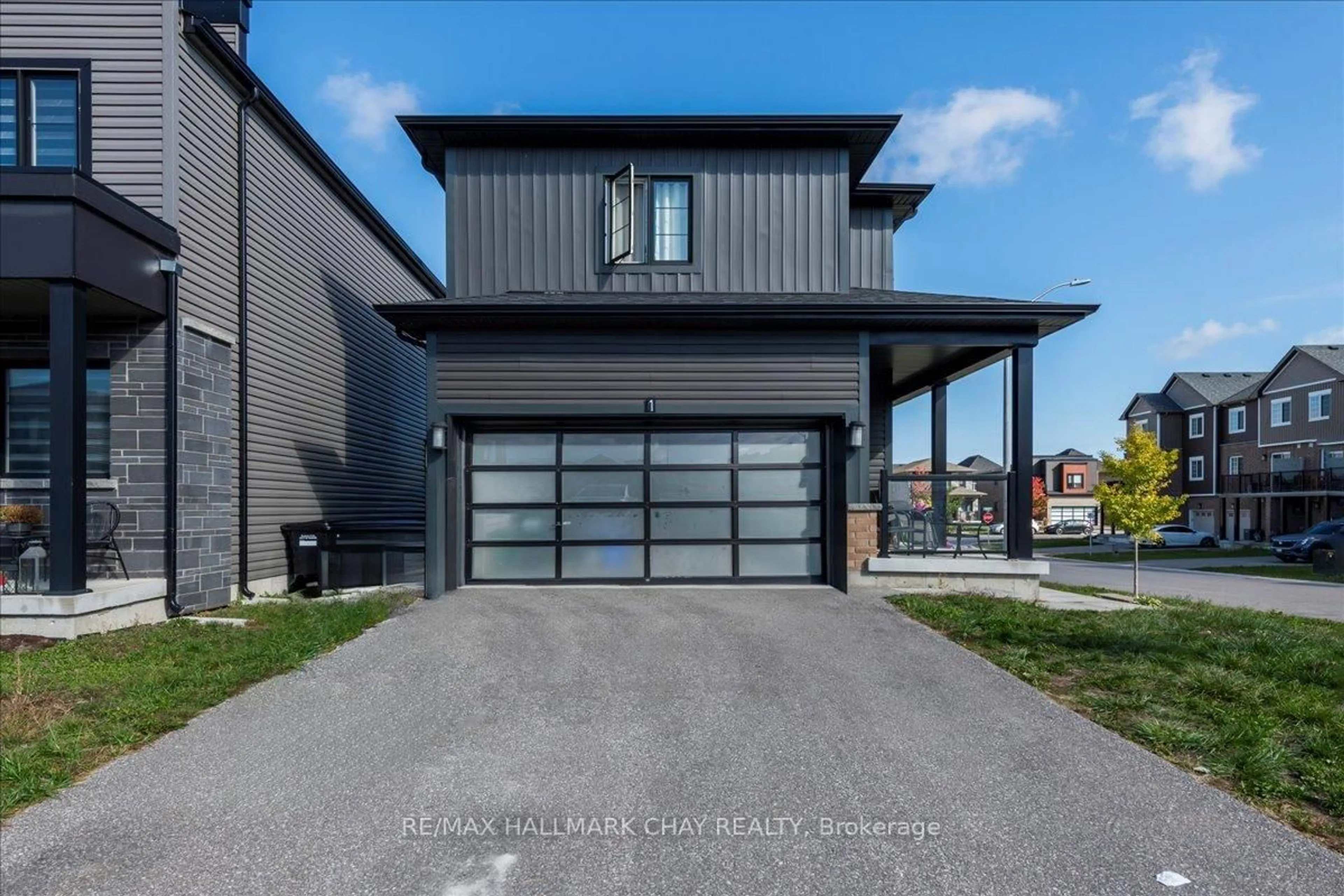 Home with brick exterior material, street for 1 Alaskan Hts, Barrie Ontario L9J 0B1