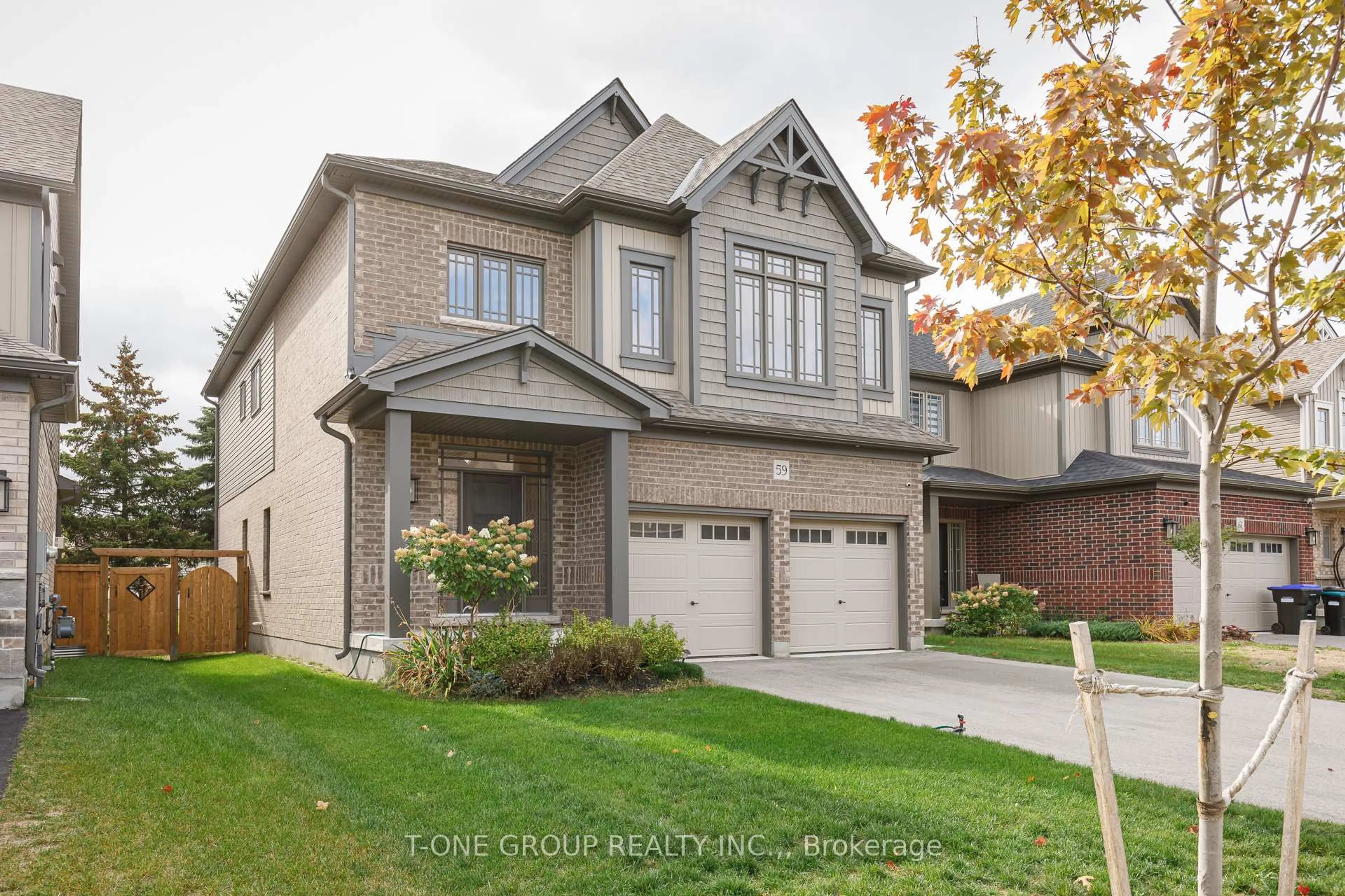 Home with brick exterior material, street for 59 Maidens Cres, Collingwood Ontario L9Y 5M4