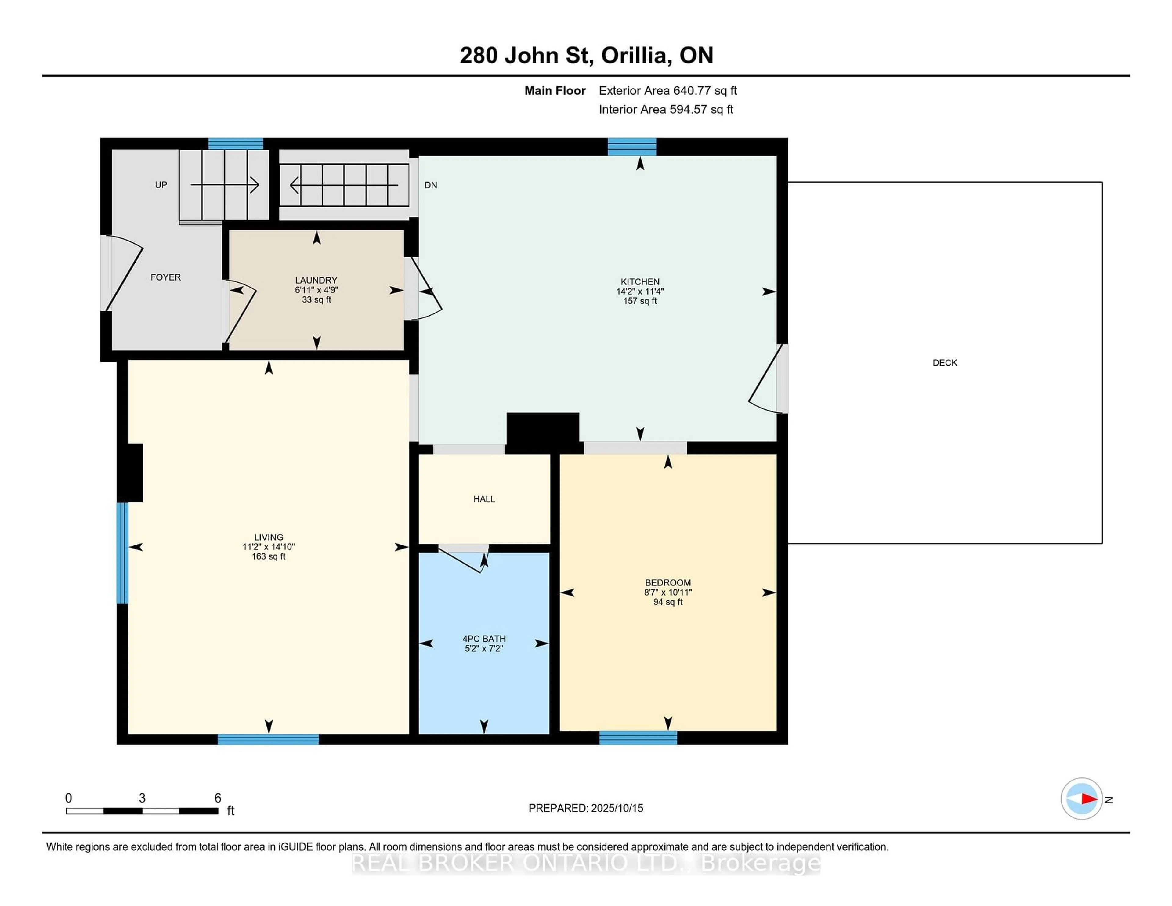 Floor plan for 280 John St, Orillia Ontario L3V 3H9