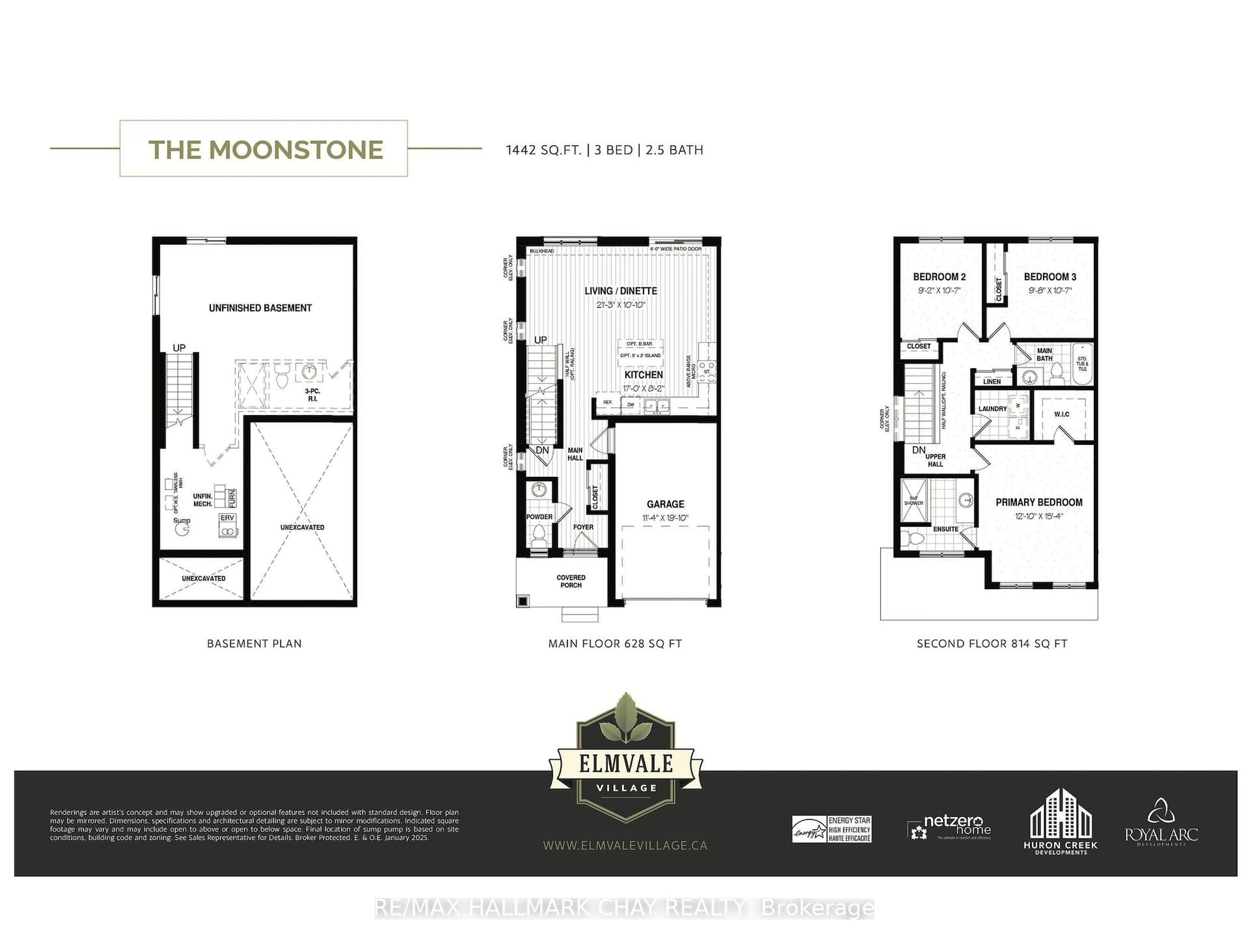 Floor plan for Lot 19 169 Queen St, Springwater Ontario L0L 1P0