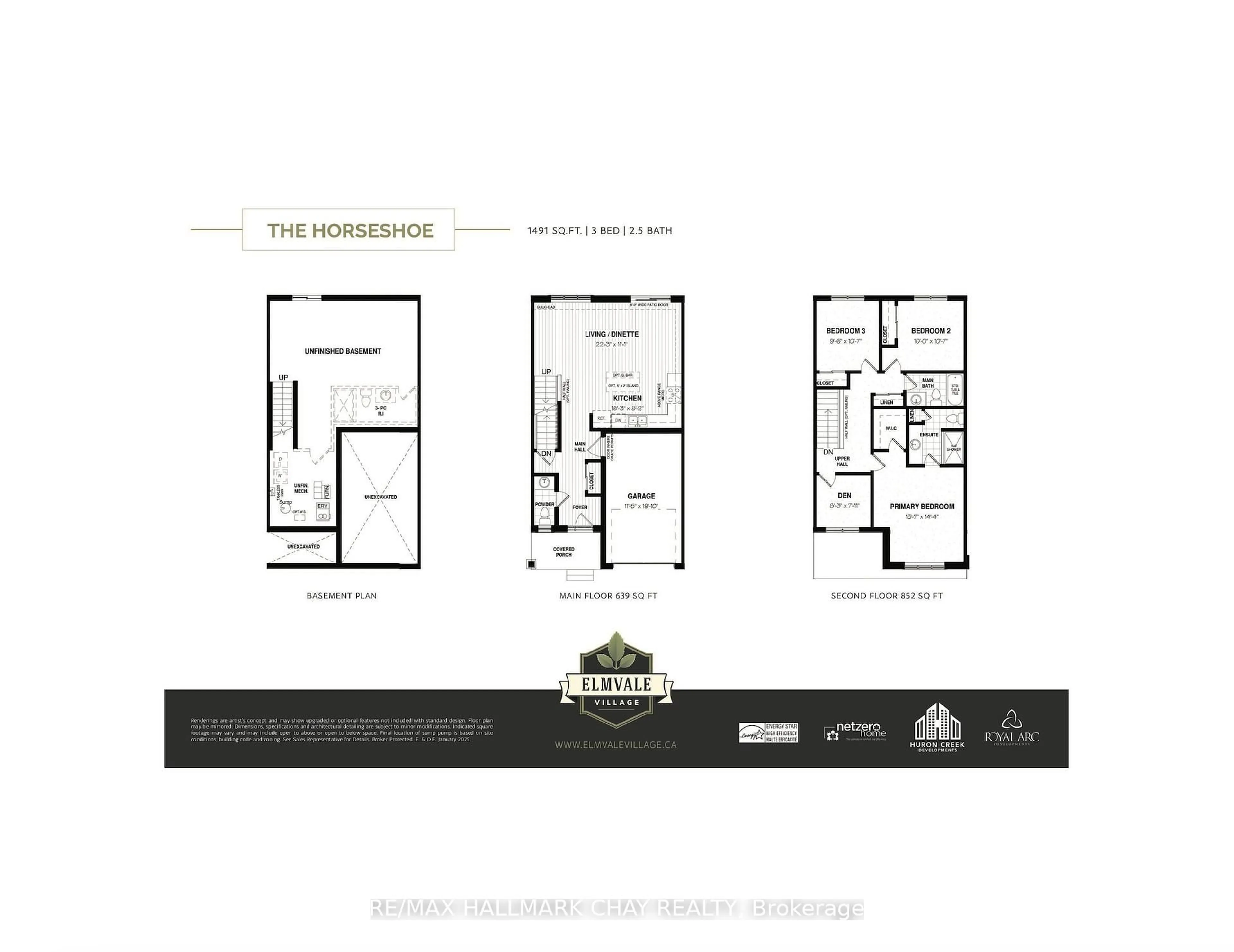 Floor plan for Lot 30 169 Queen St, Springwater Ontario L0L 1P0