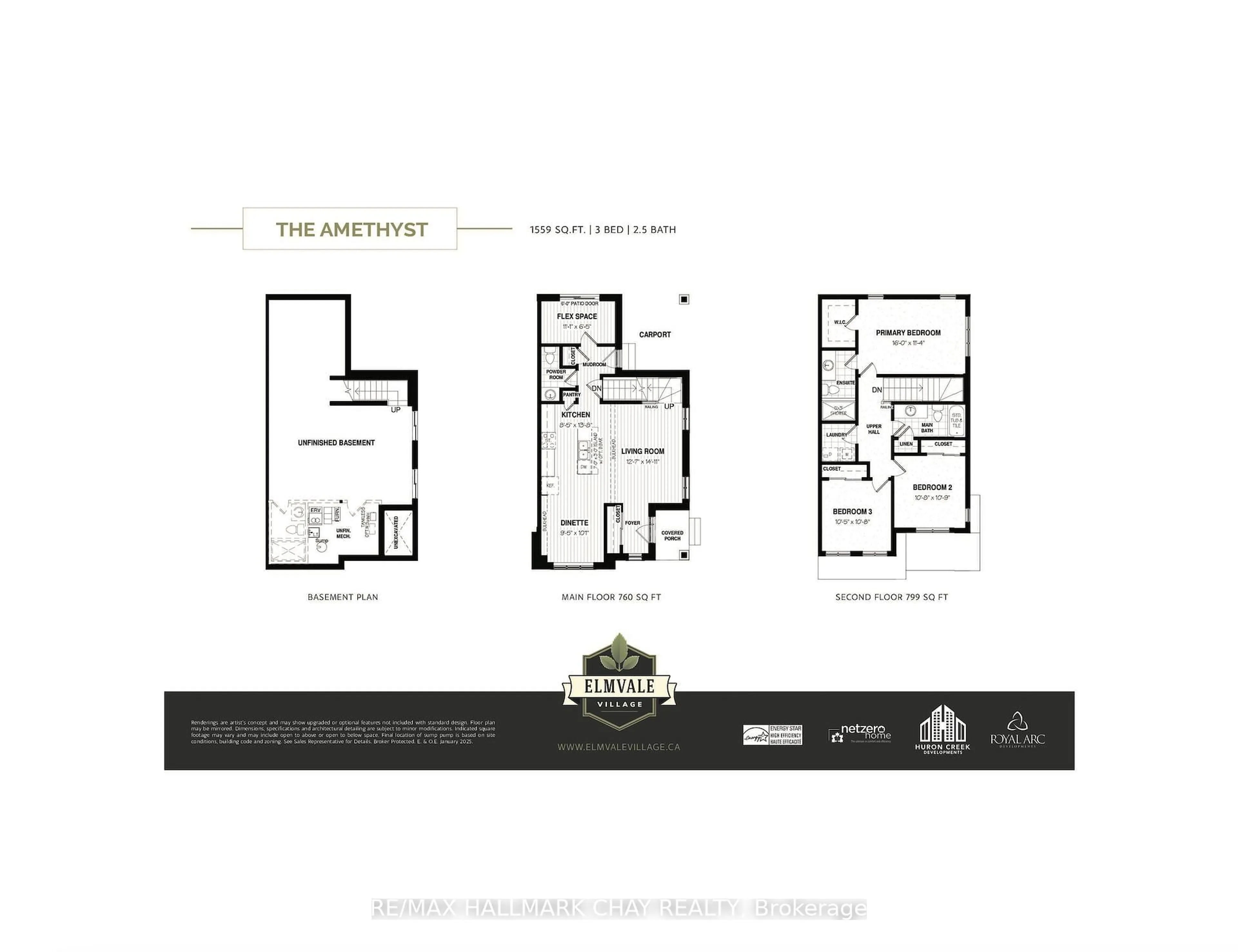 Floor plan for Lot 30 169 Queen St, Springwater Ontario L0L 1P0