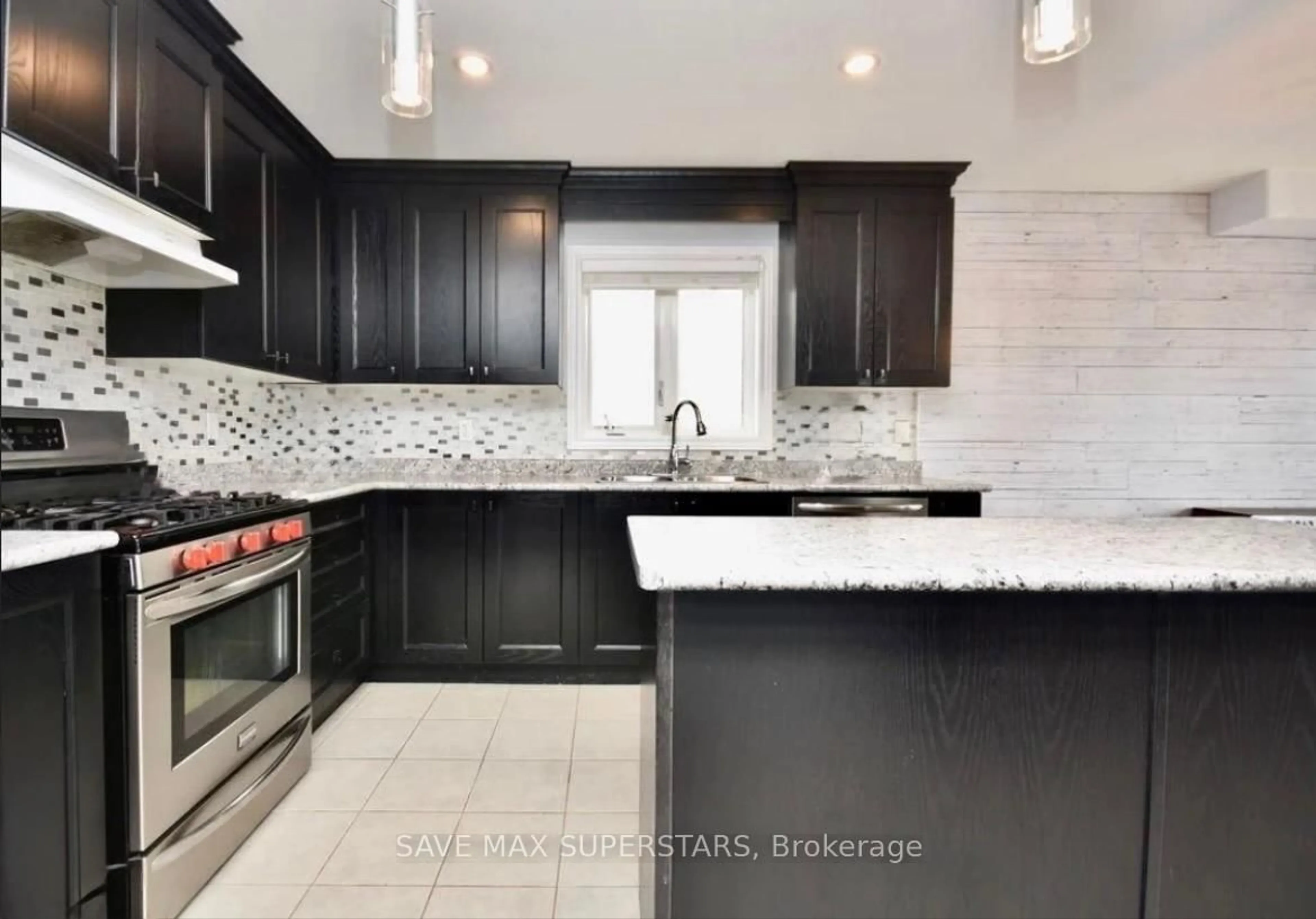 Contemporary kitchen, ceramic/tile floor for 3063 Emperor Dr, Orillia Ontario L3V 0G4