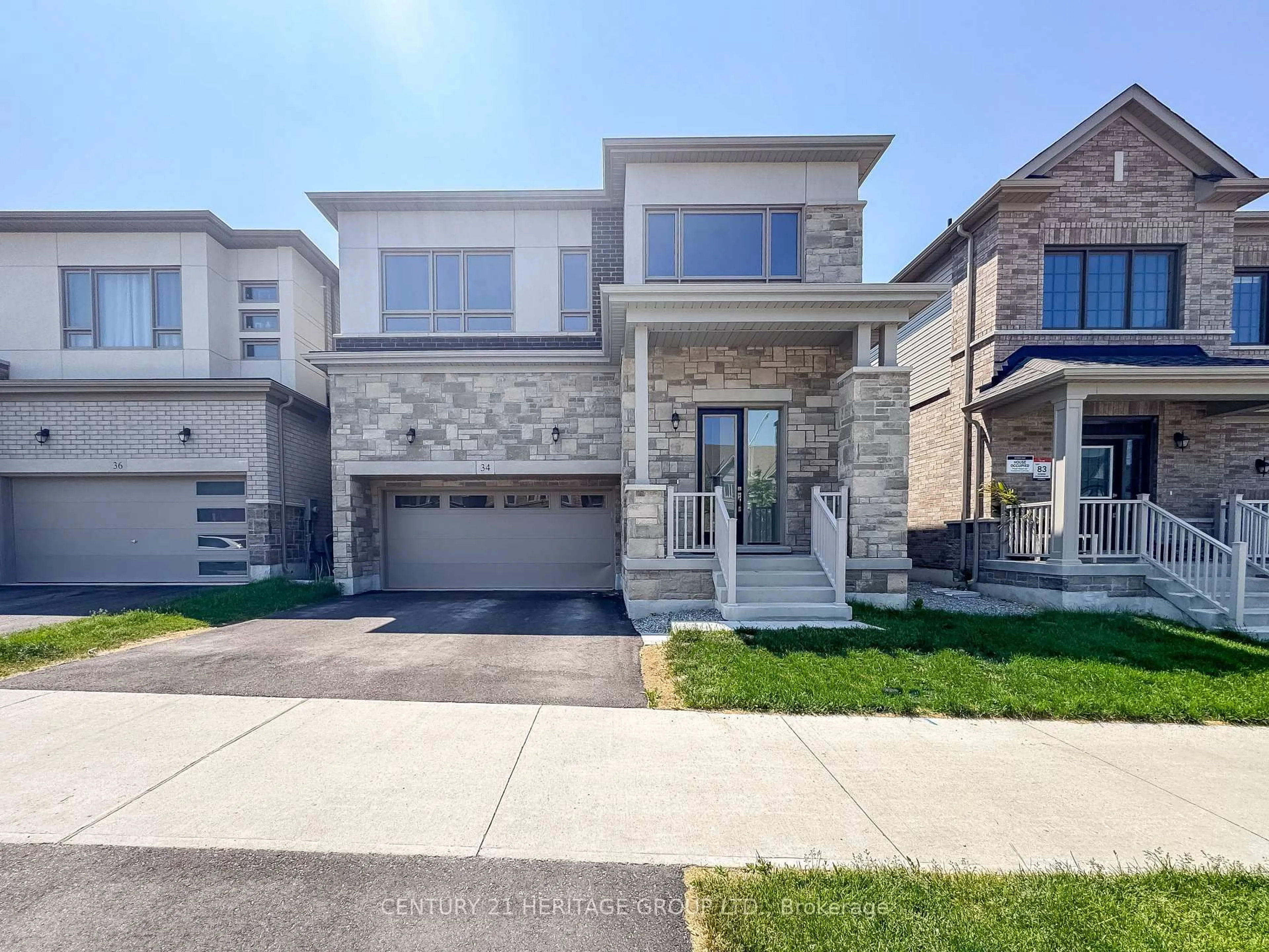 Home with brick exterior material, street for 34 Shepherd Dr, Barrie Ontario L9S 2Z4