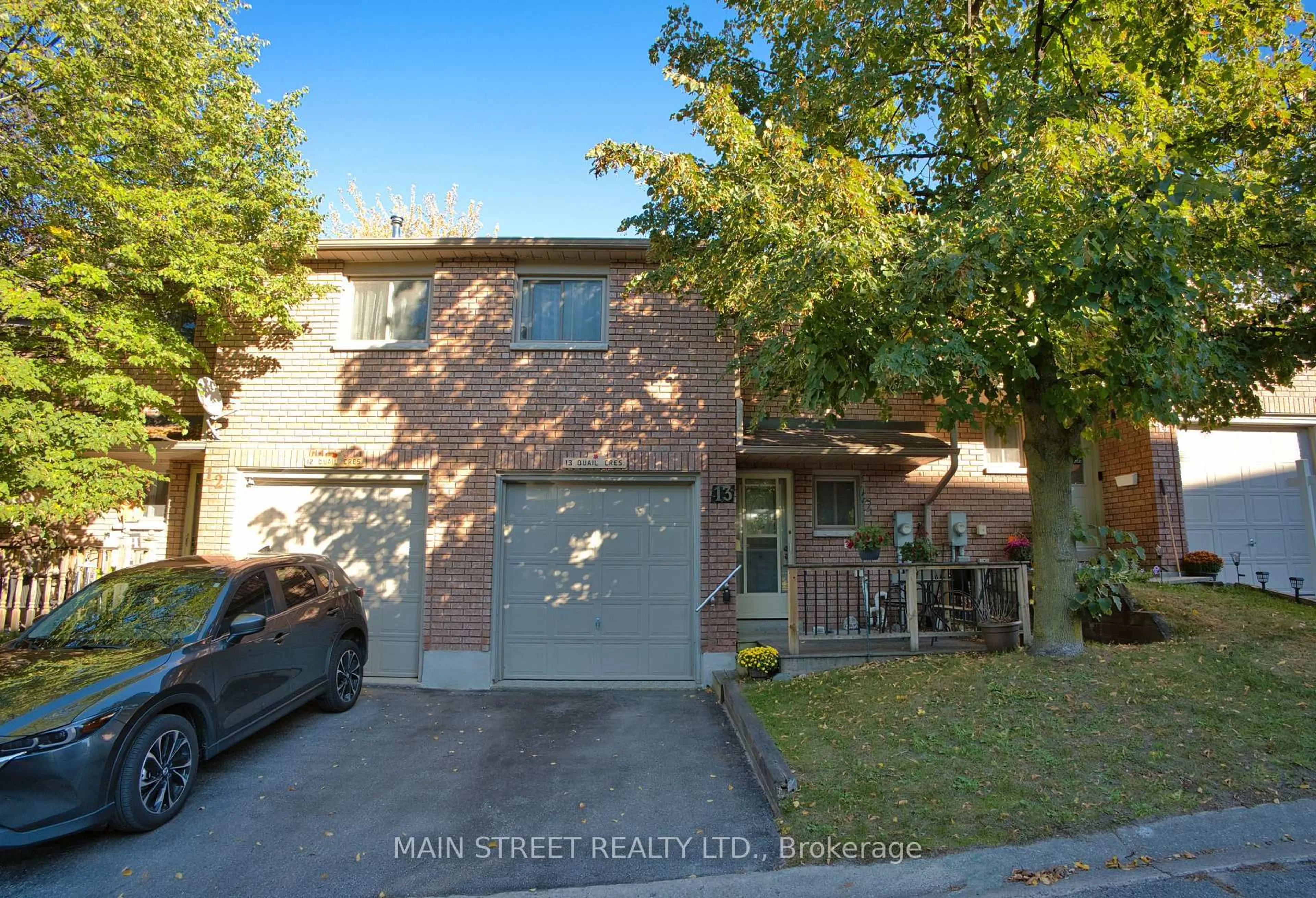 Home with brick exterior material, street for 13 Quail Cres, Barrie Ontario L4N 6X1