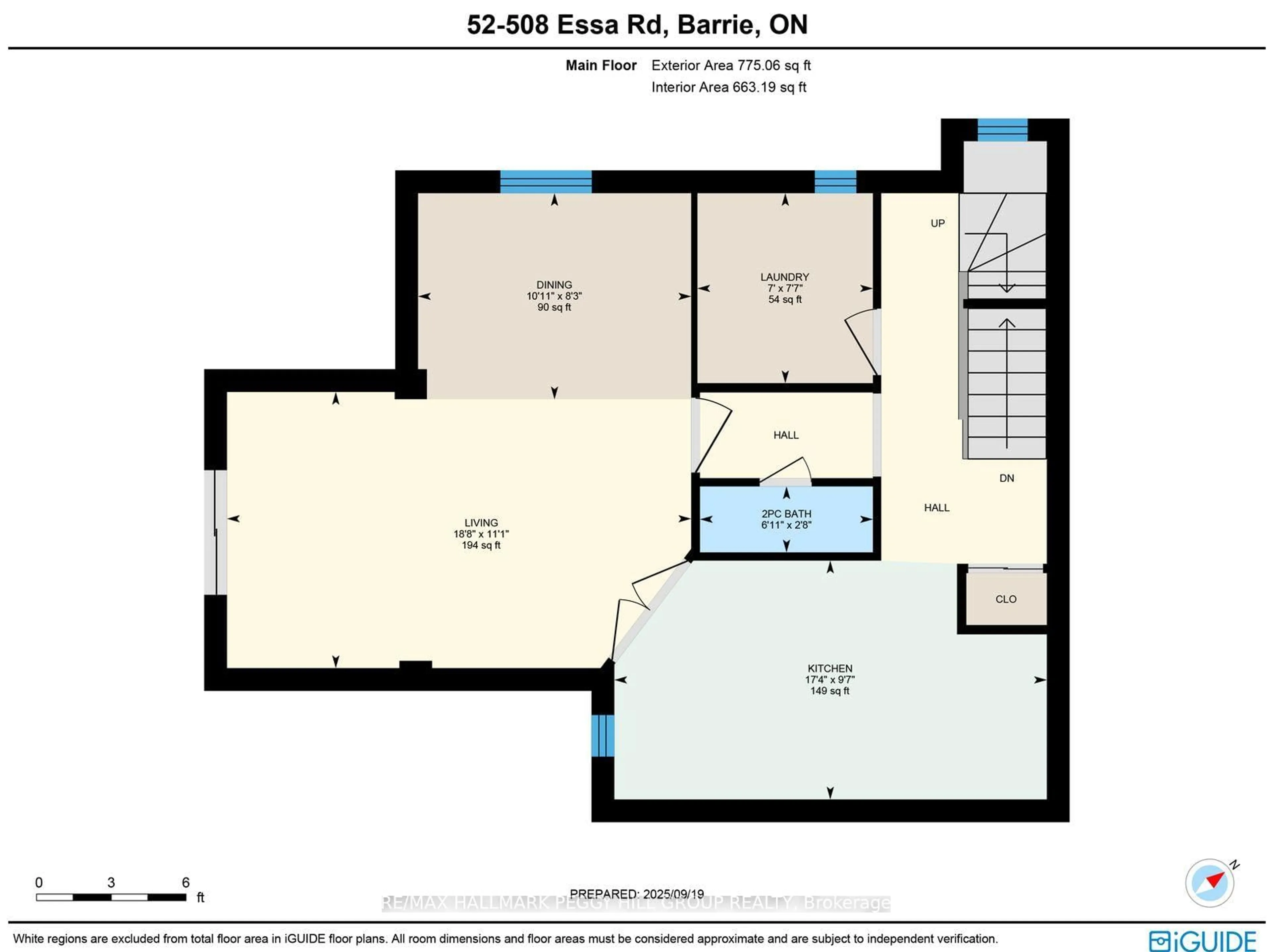 Floor plan for 508 Essa Rd #52, Barrie Ontario L4N 7L5