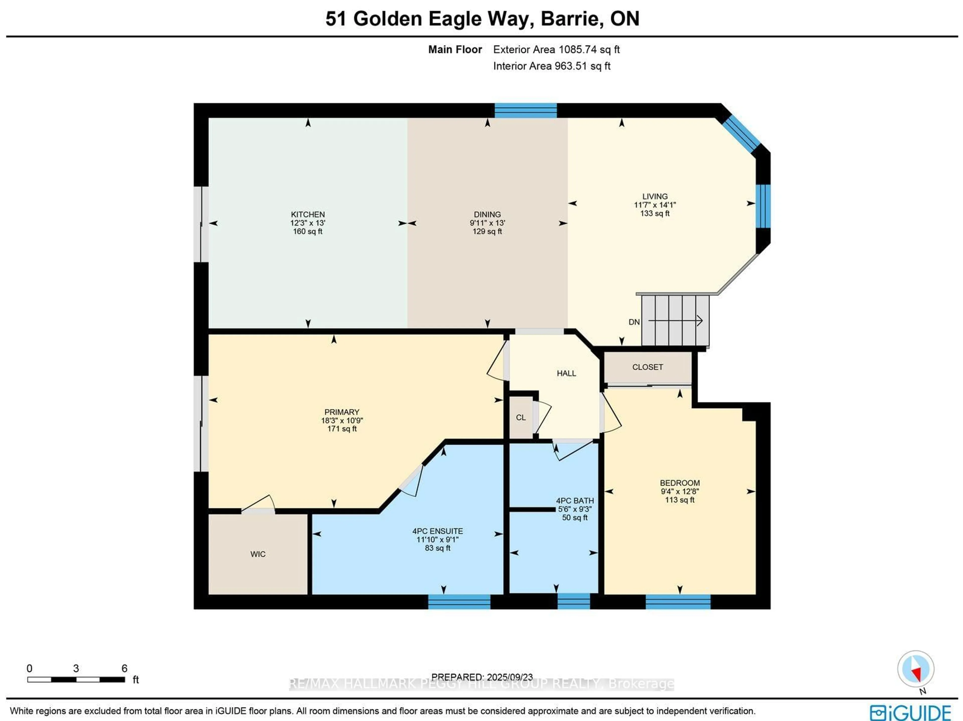 Floor plan for 51 Golden Eagle Way, Barrie Ontario L4M 6P8