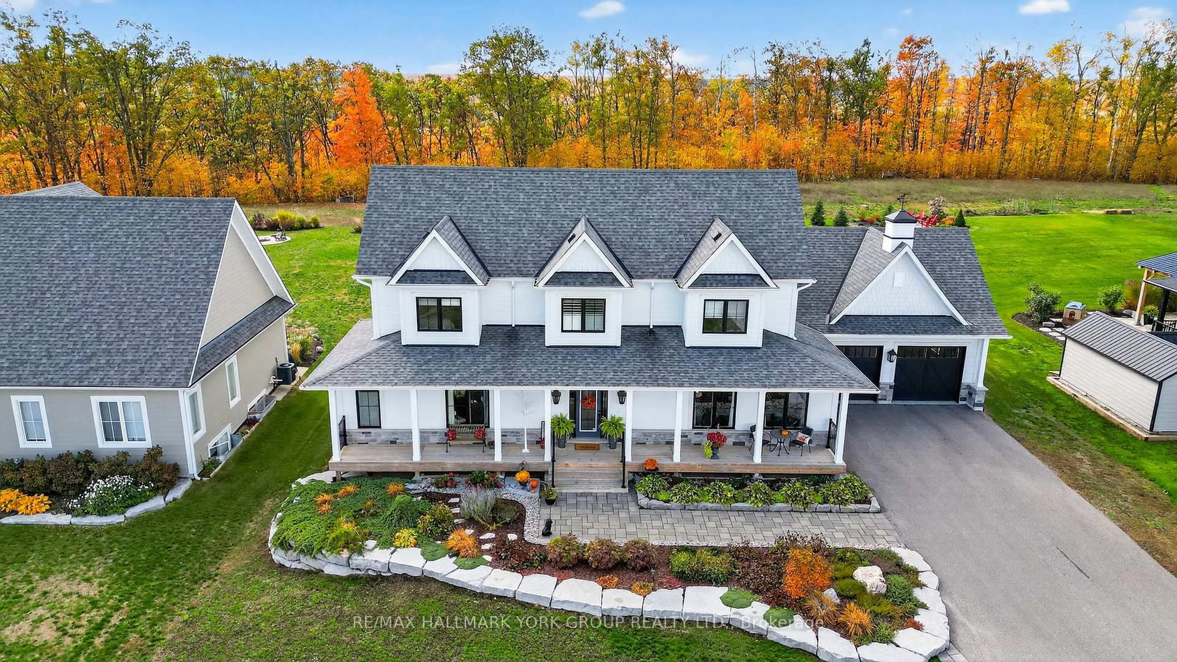 A pic from outside/outdoor area/front of a property/back of a property/a pic from drone, unknown for 26 Morgan Dr, Oro-Medonte Ontario L0K 1E0