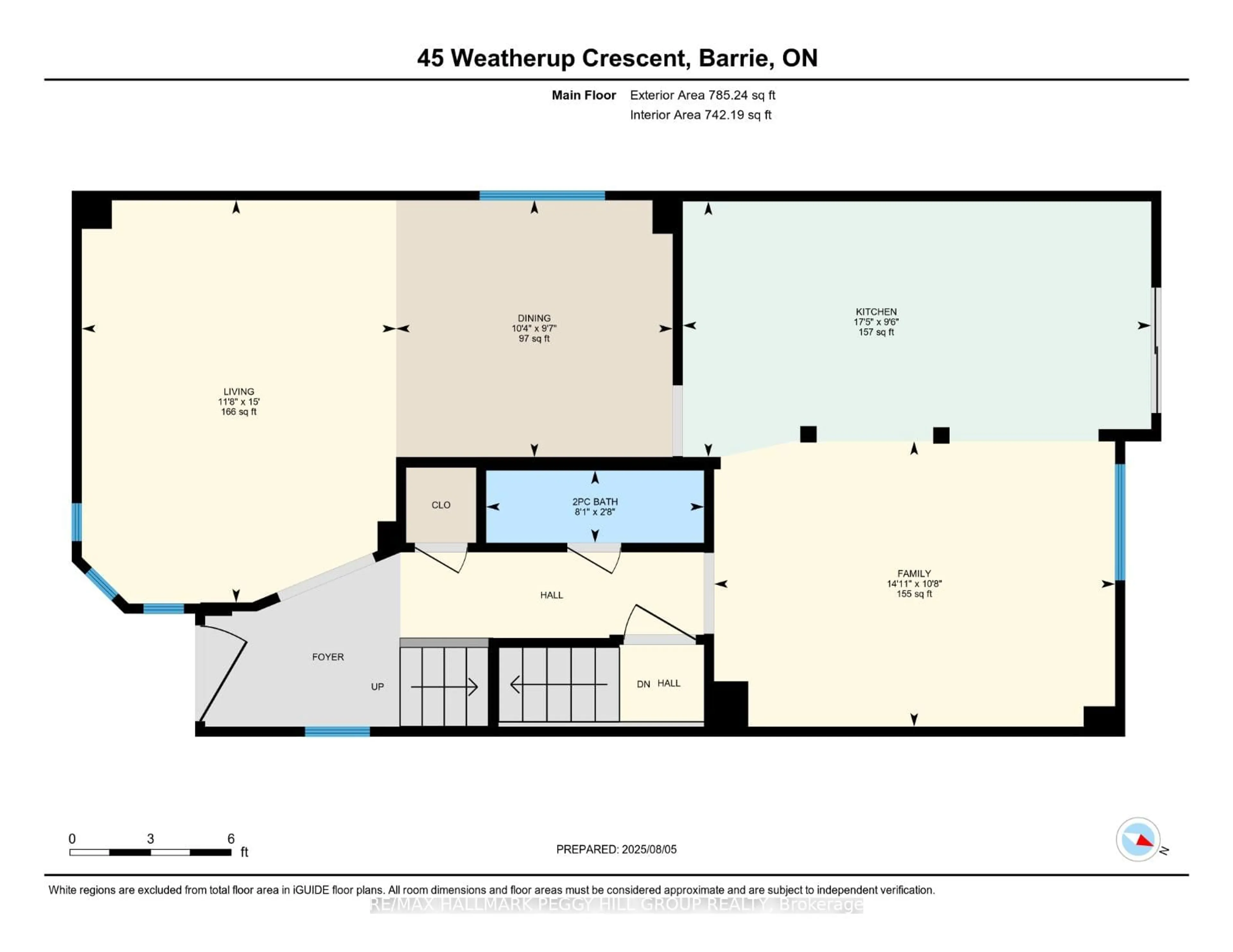 Floor plan for 45 Weatherup Cres, Barrie Ontario L4N 7J6