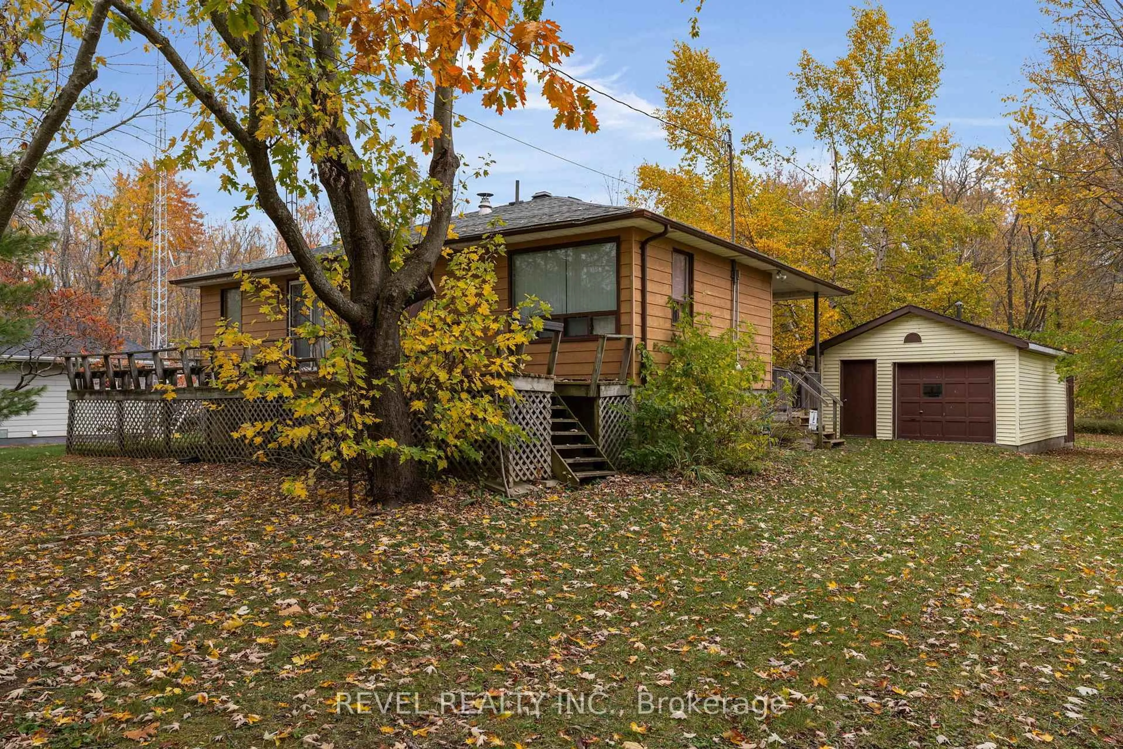 Home with brick exterior material, street for 6183 SHEBA Dr, Ramara Ontario L3V 6H6