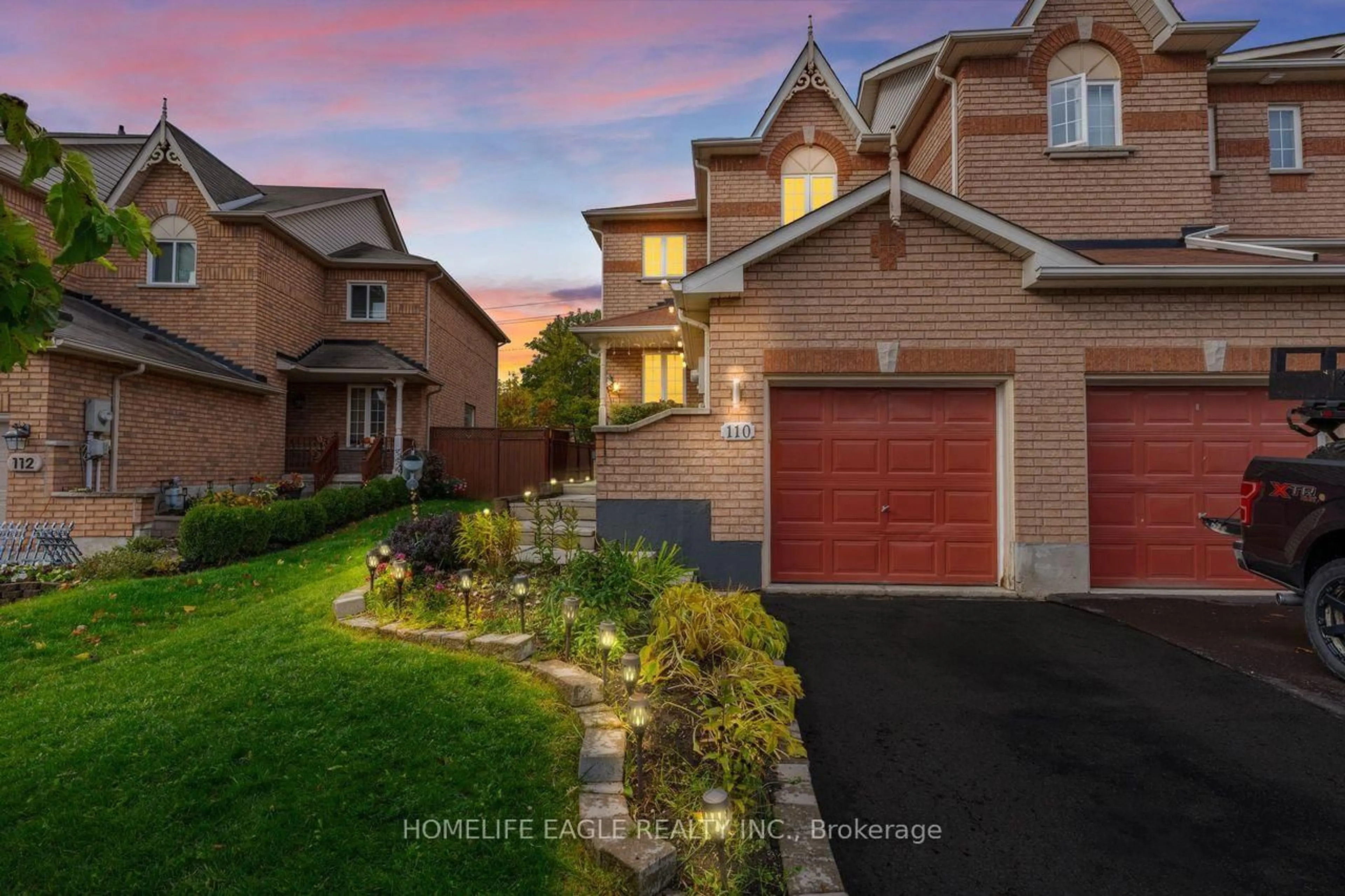 Home with brick exterior material, street for 110 Gadwall Ave, Barrie Ontario L4N 8X3