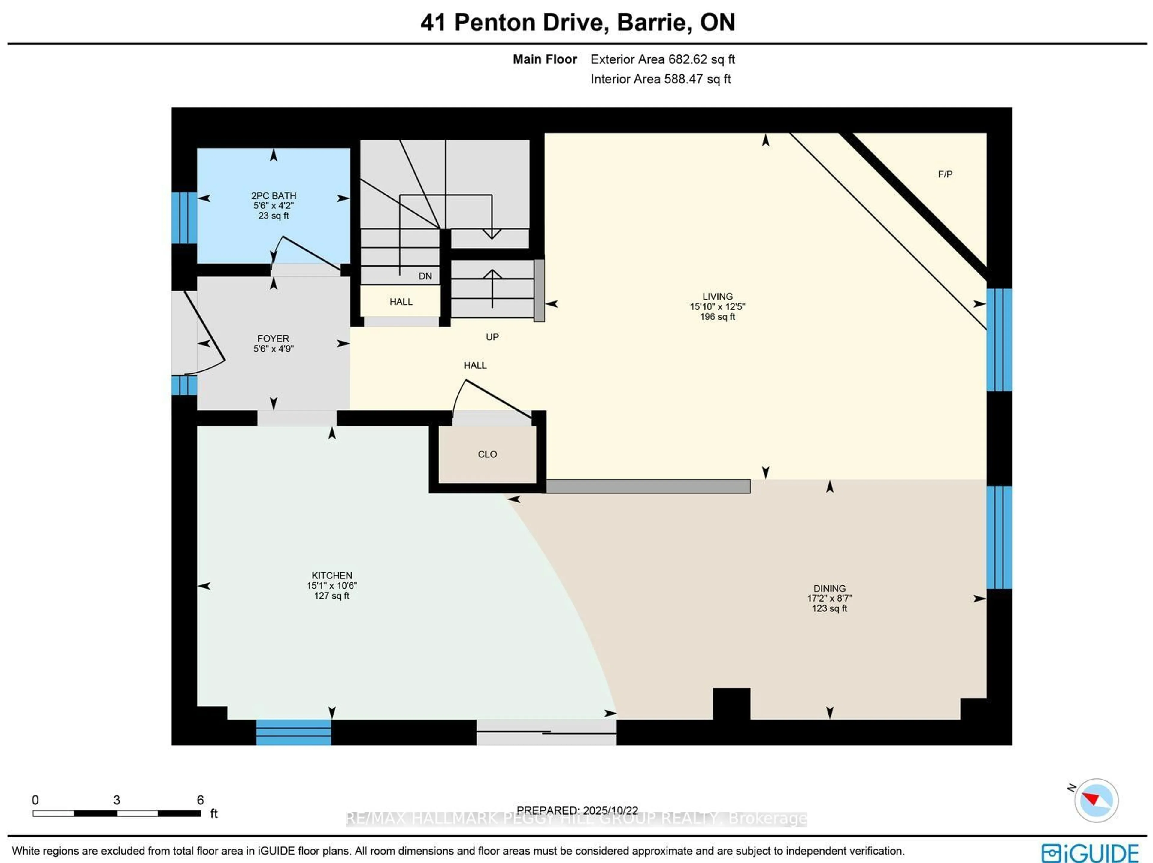 Floor plan for 41 Penton Dr, Barrie Ontario L4N 7A3