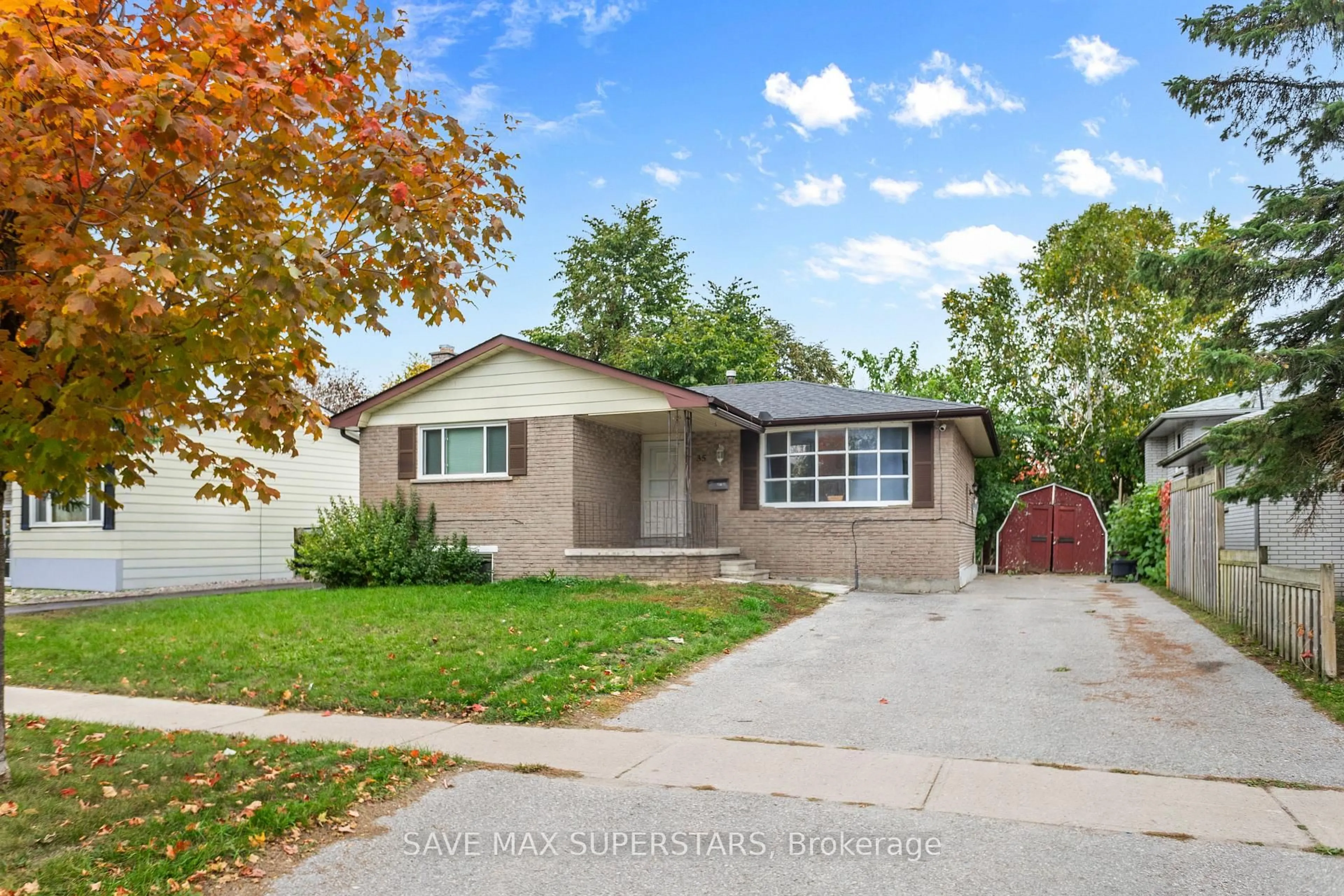 Home with vinyl exterior material, street for 35 BERNICK Dr #DUPLEX, Barrie Ontario L4M 5C1