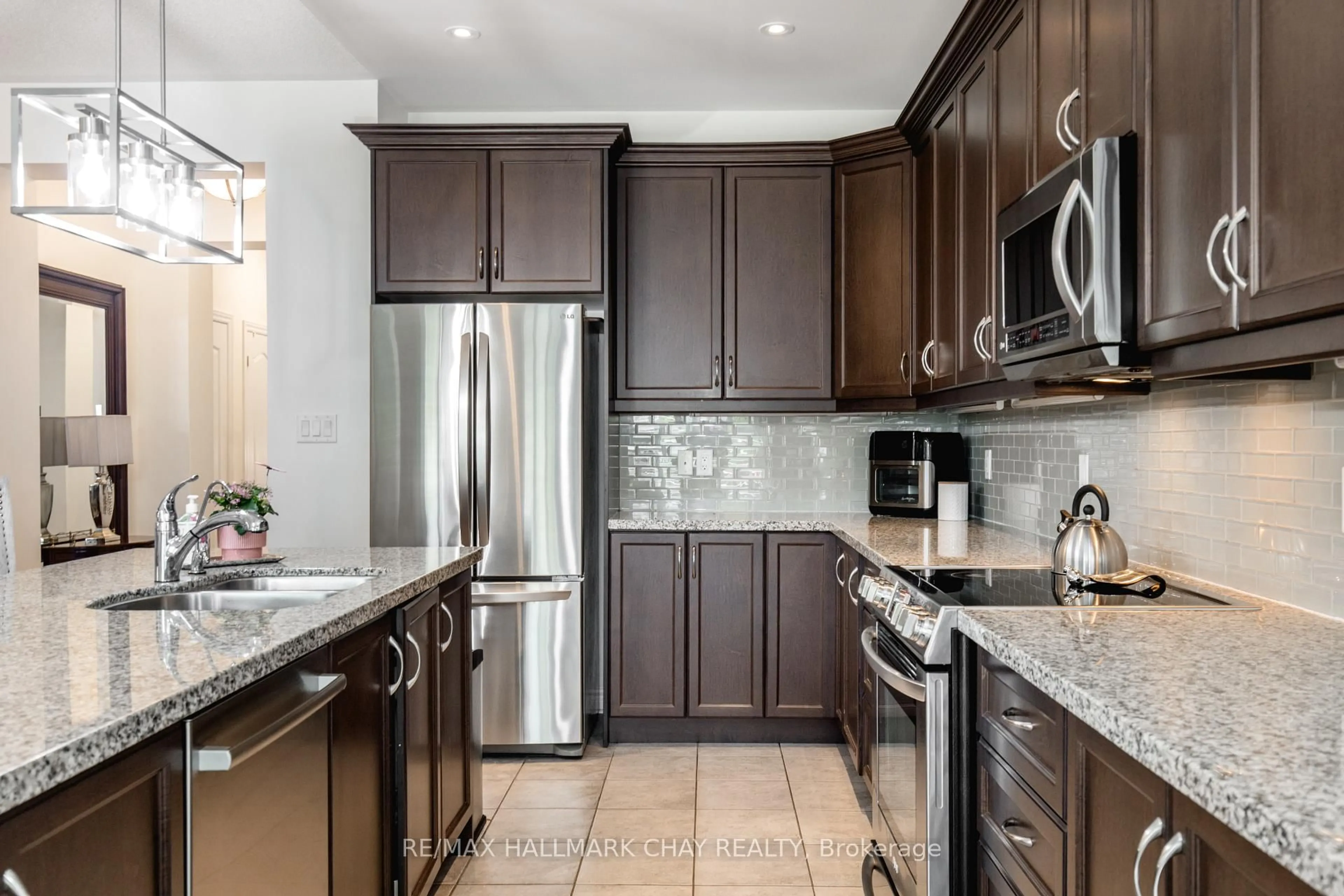 Contemporary kitchen, ceramic/tile floor for 30 Waterview Rd, Wasaga Beach Ontario L9A 1A4