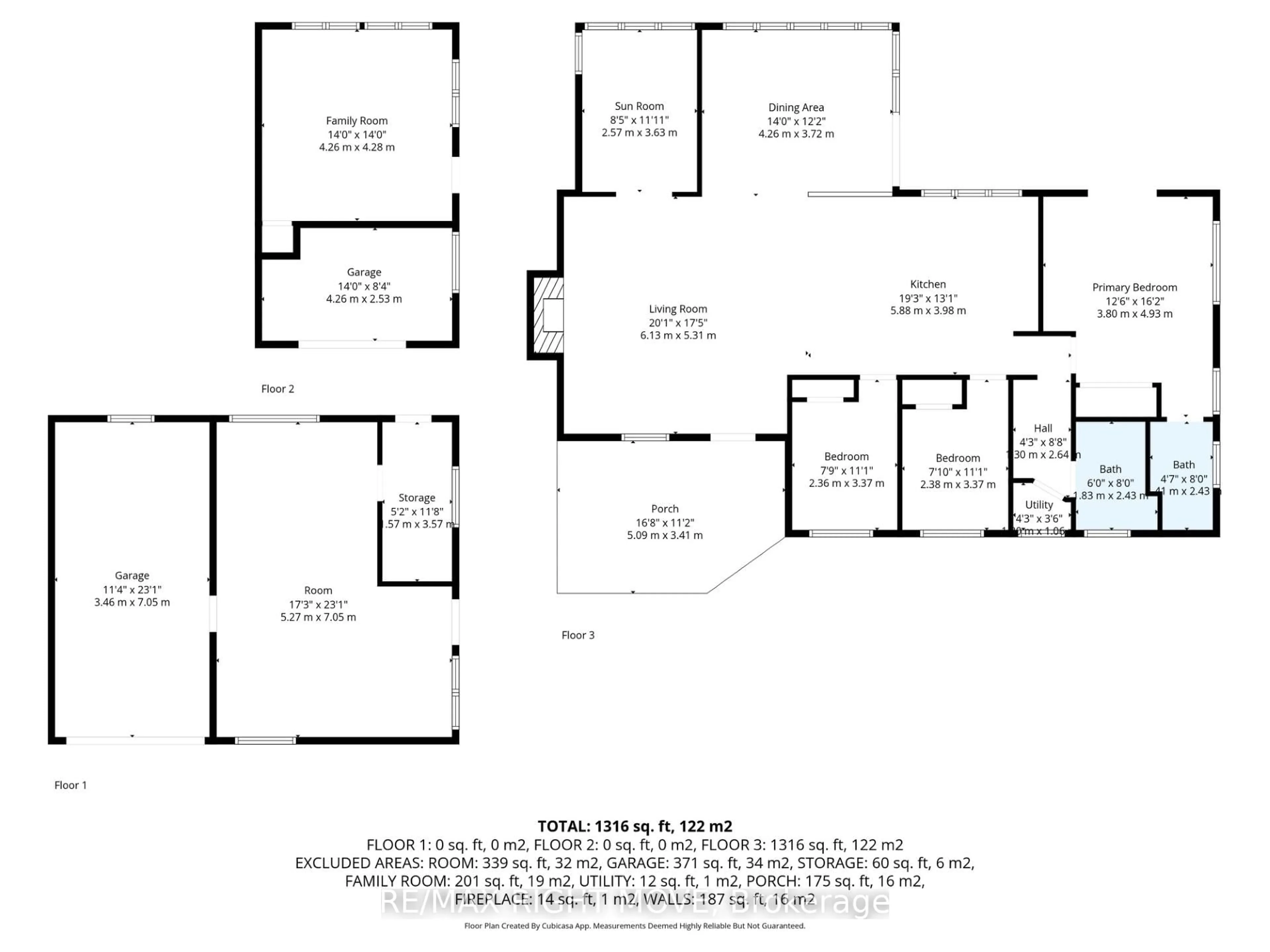 Floor plan for 1467 Cunningham Cres, Severn Ontario L3V 7E1