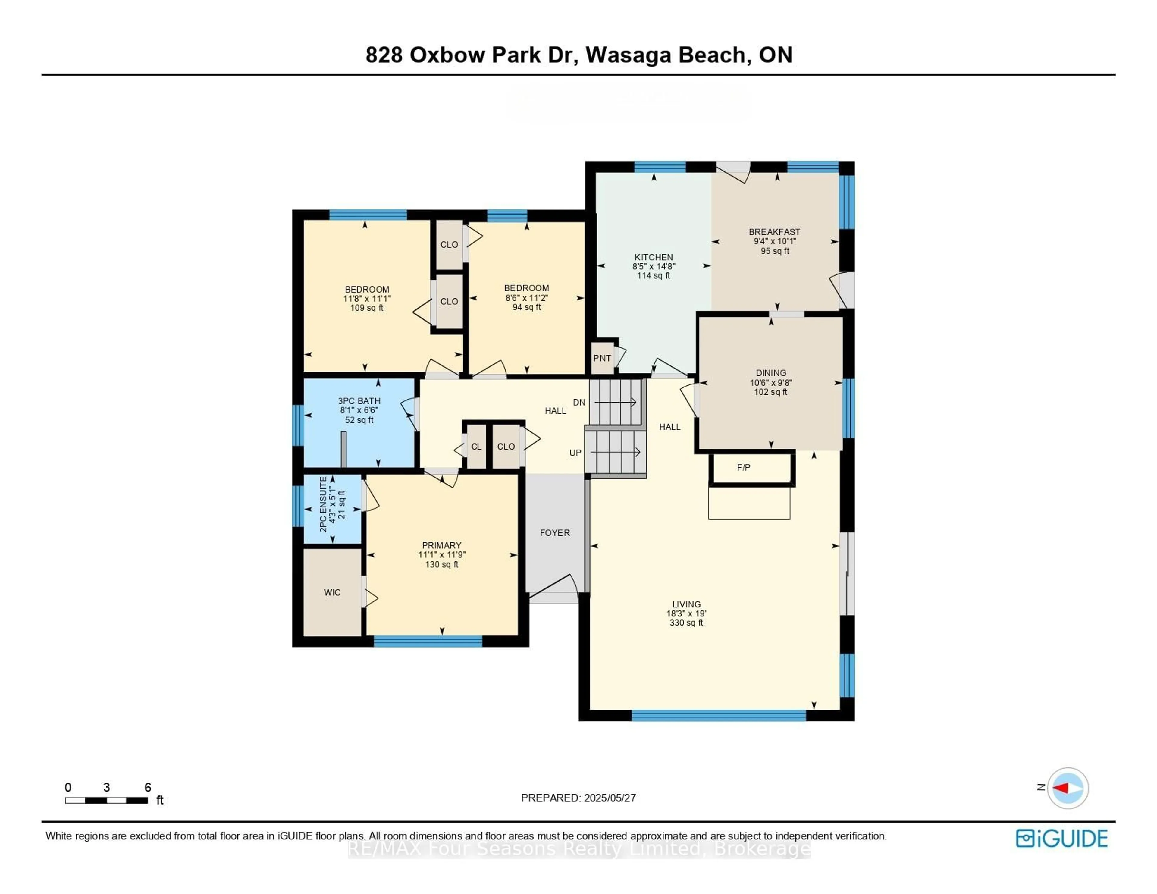 Floor plan for 828 Oxbow Park Dr, Wasaga Beach Ontario L9Z 2V1