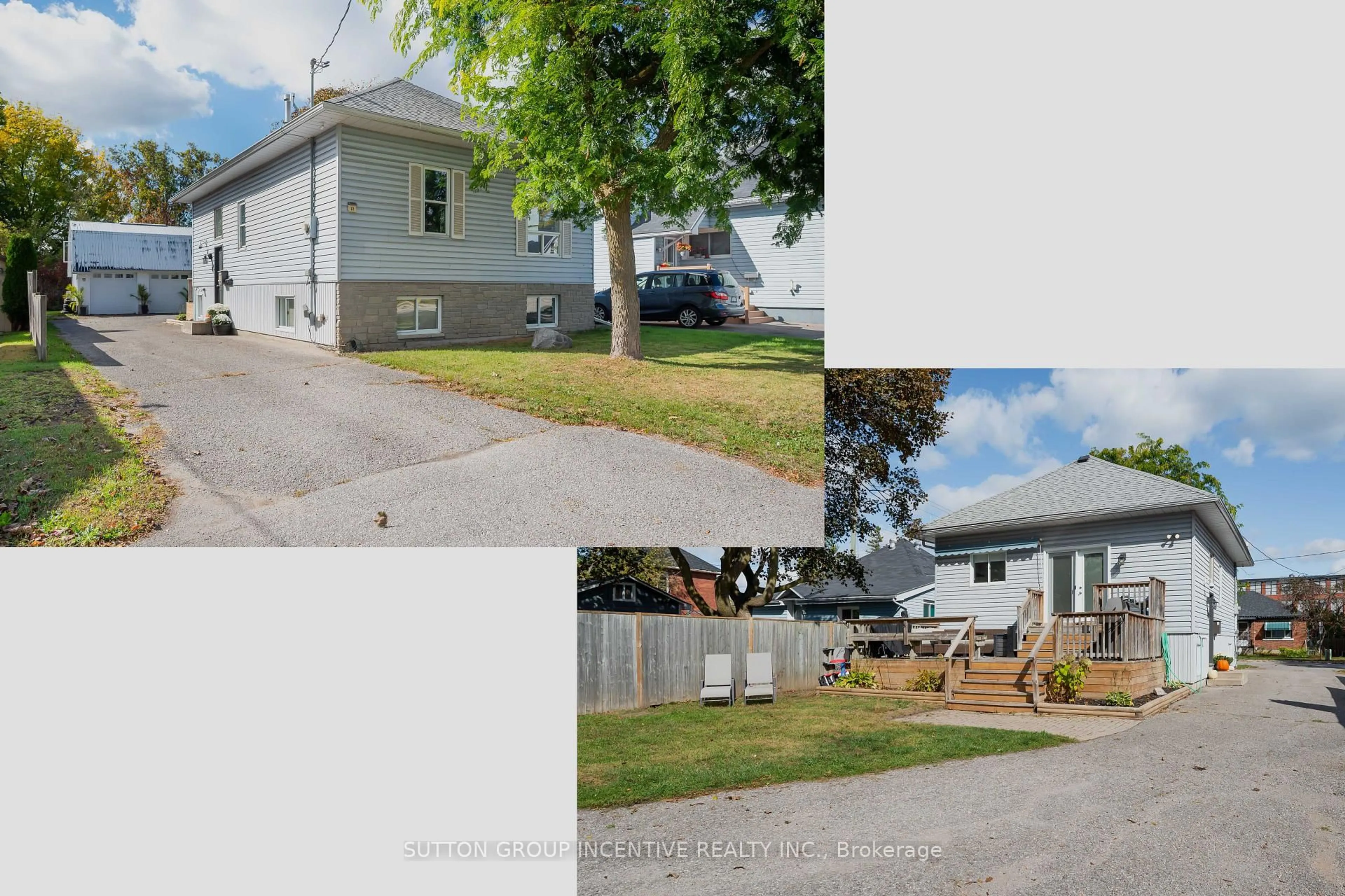 A pic from outside/outdoor area/front of a property/back of a property/a pic from drone, street for 87 Dunlop St, Orillia Ontario L3V 5P3