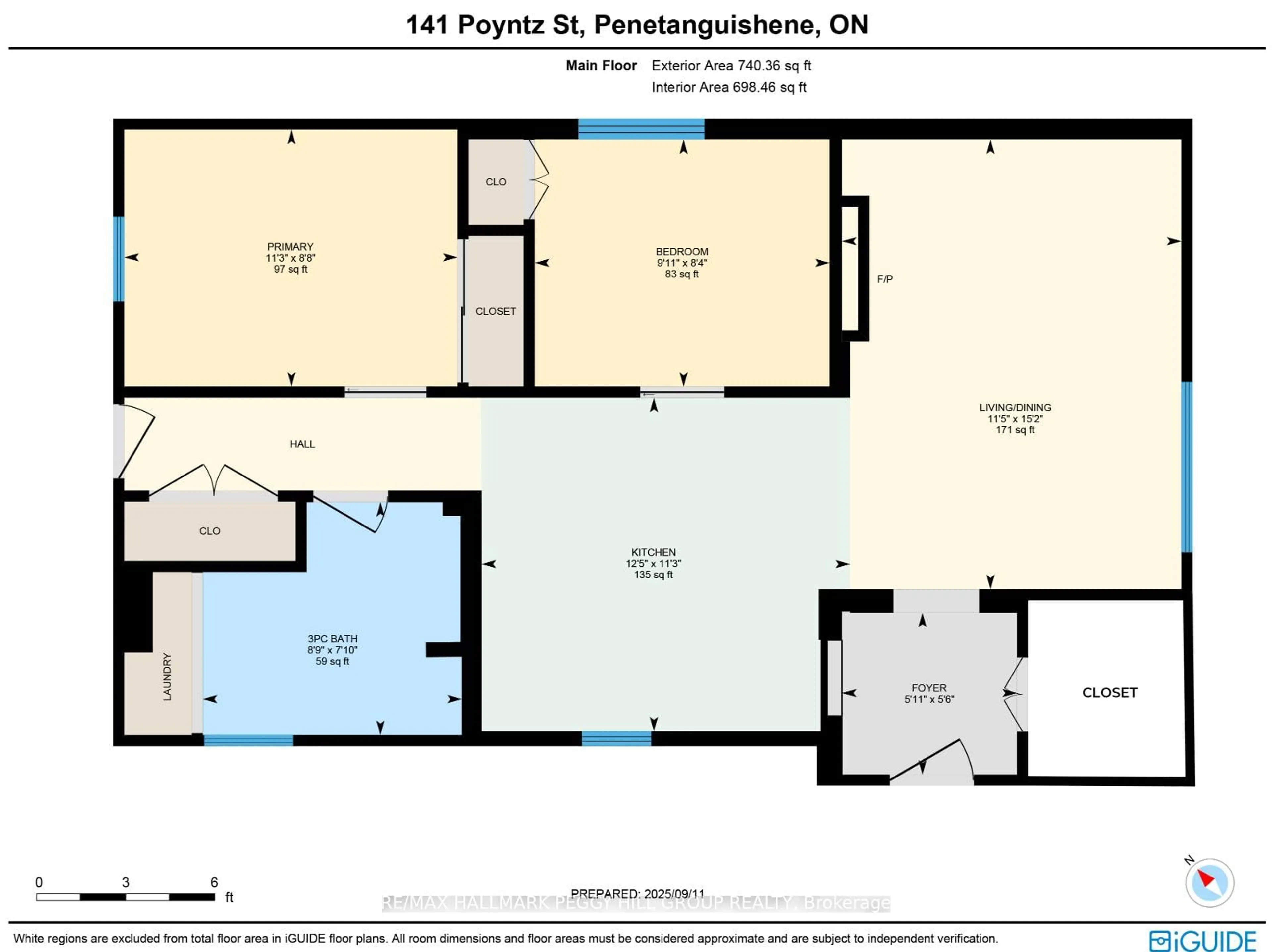 Floor plan for 141 Poyntz St, Penetanguishene Ontario L9M 1P5