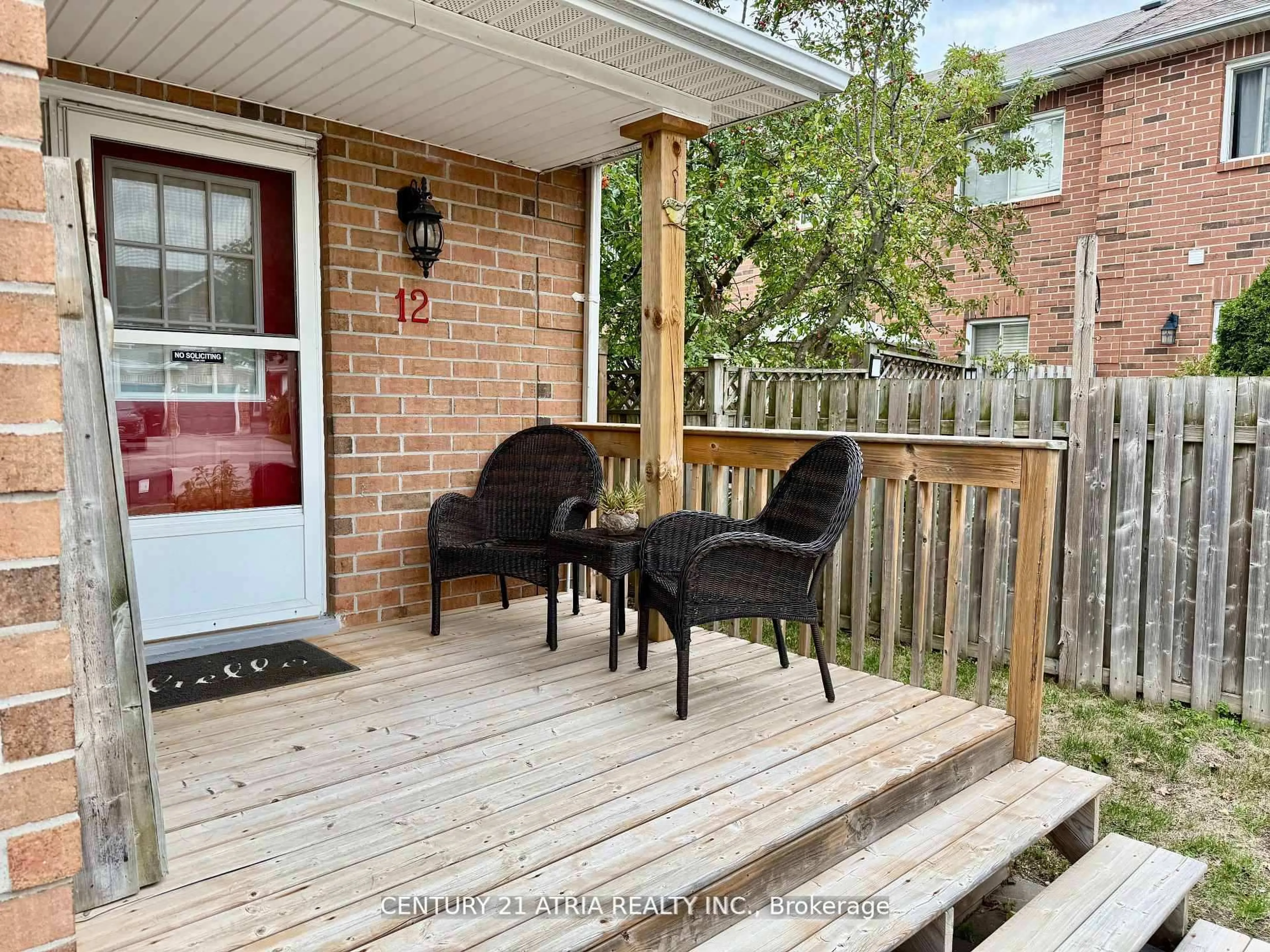 Patio, street for 12 Lyfytt Cres, Barrie Ontario L4N 7X4