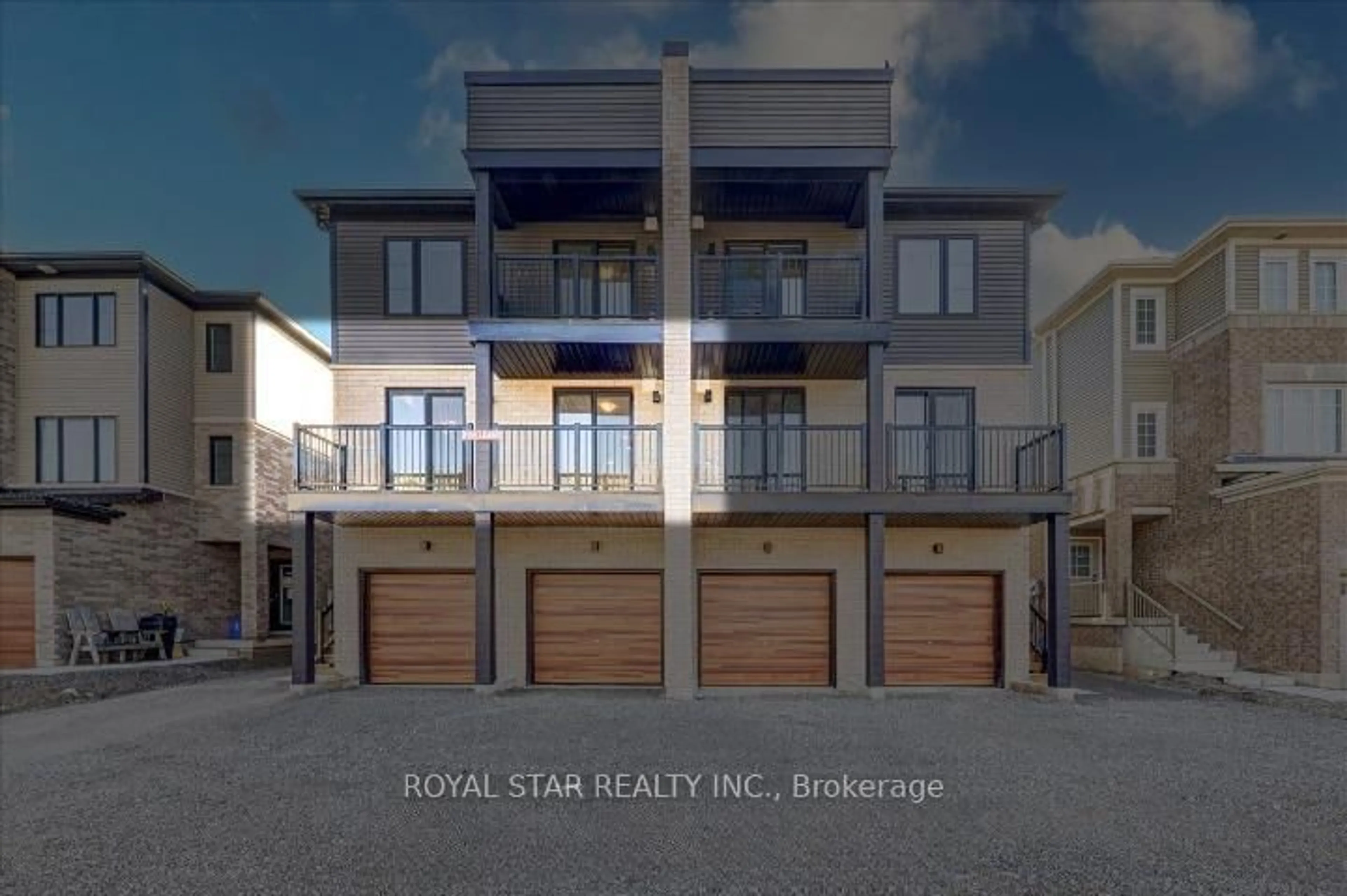 A pic from outside/outdoor area/front of a property/back of a property/a pic from drone, street for 14 Pumpkin Cor Cres #2, Barrie Ontario L9J 0C2