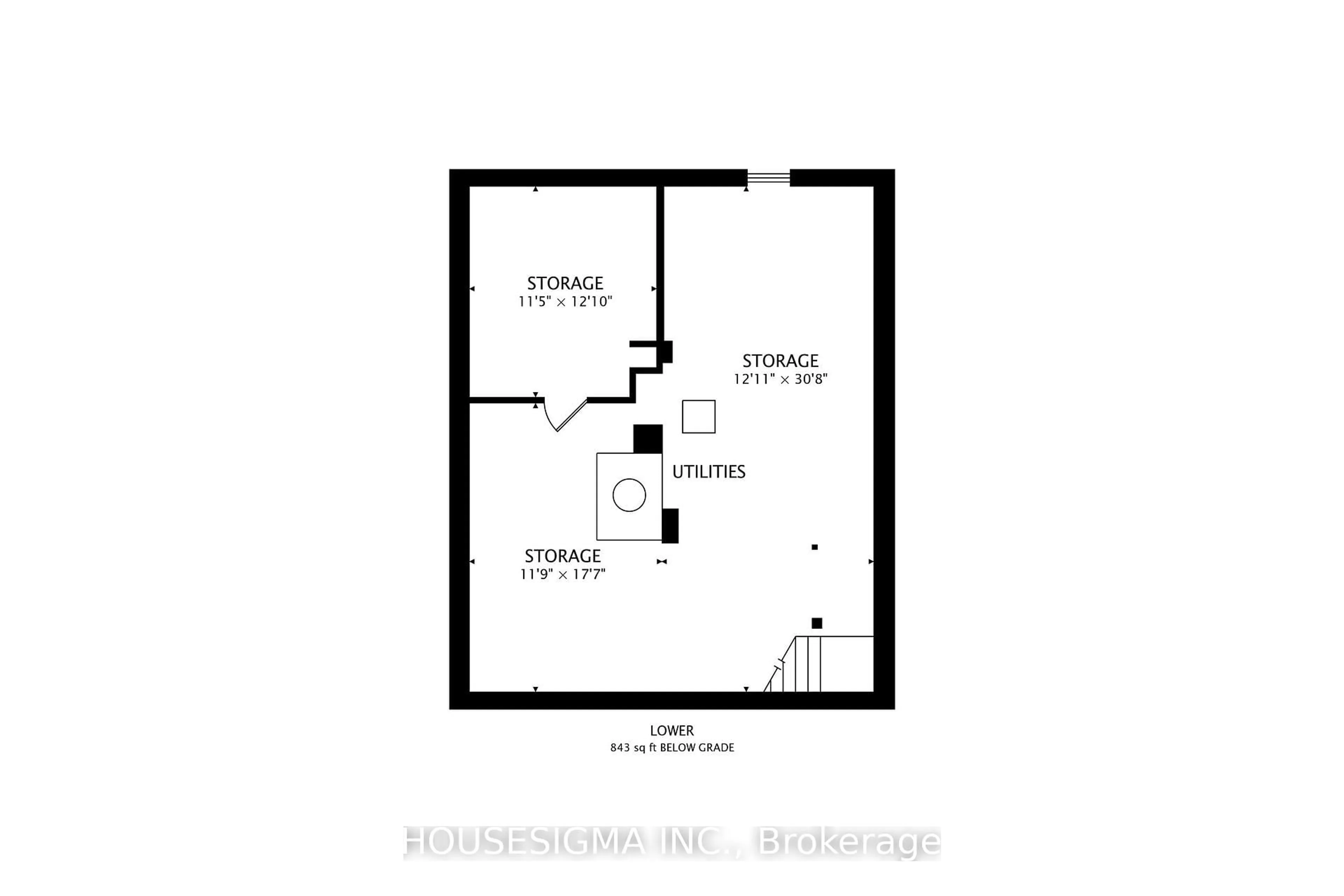 Floor plan for 51 James St, Orillia Ontario L3V 1L3