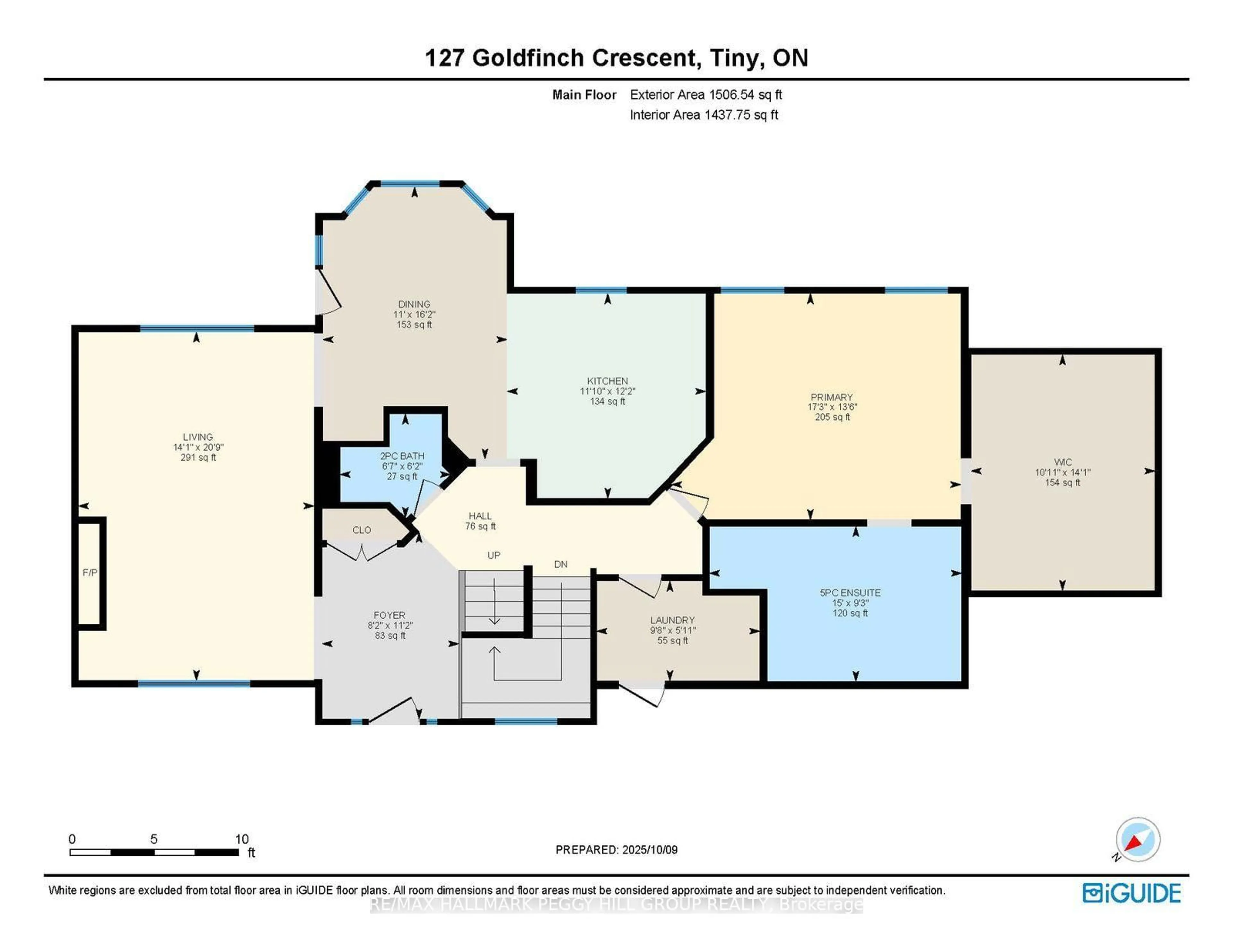 Floor plan for 127 Goldfinch Cres, Tiny Ontario L0L 2J0