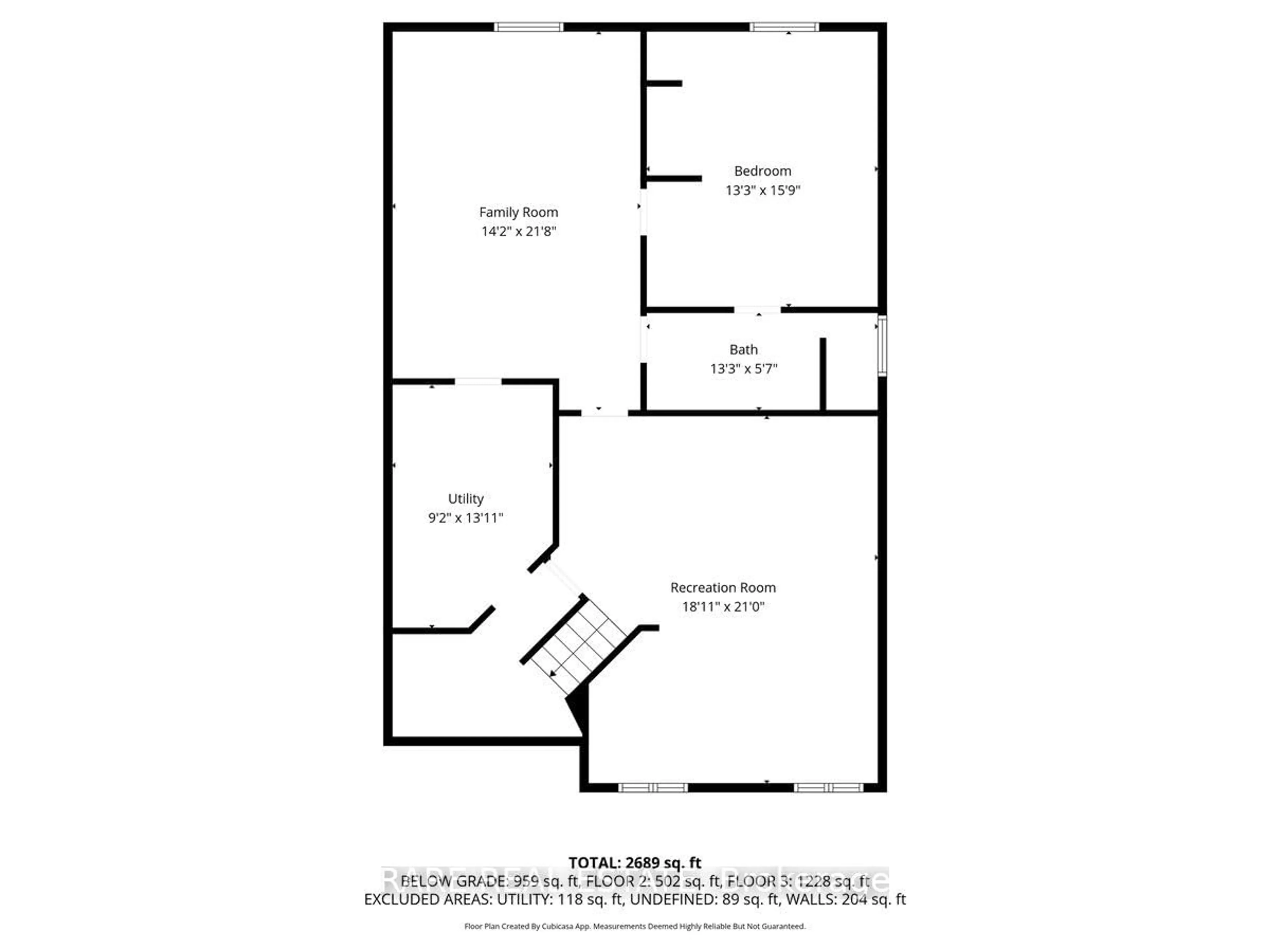 Floor plan for 296 Warrington Rd, Clearview Ontario L0M 1S0