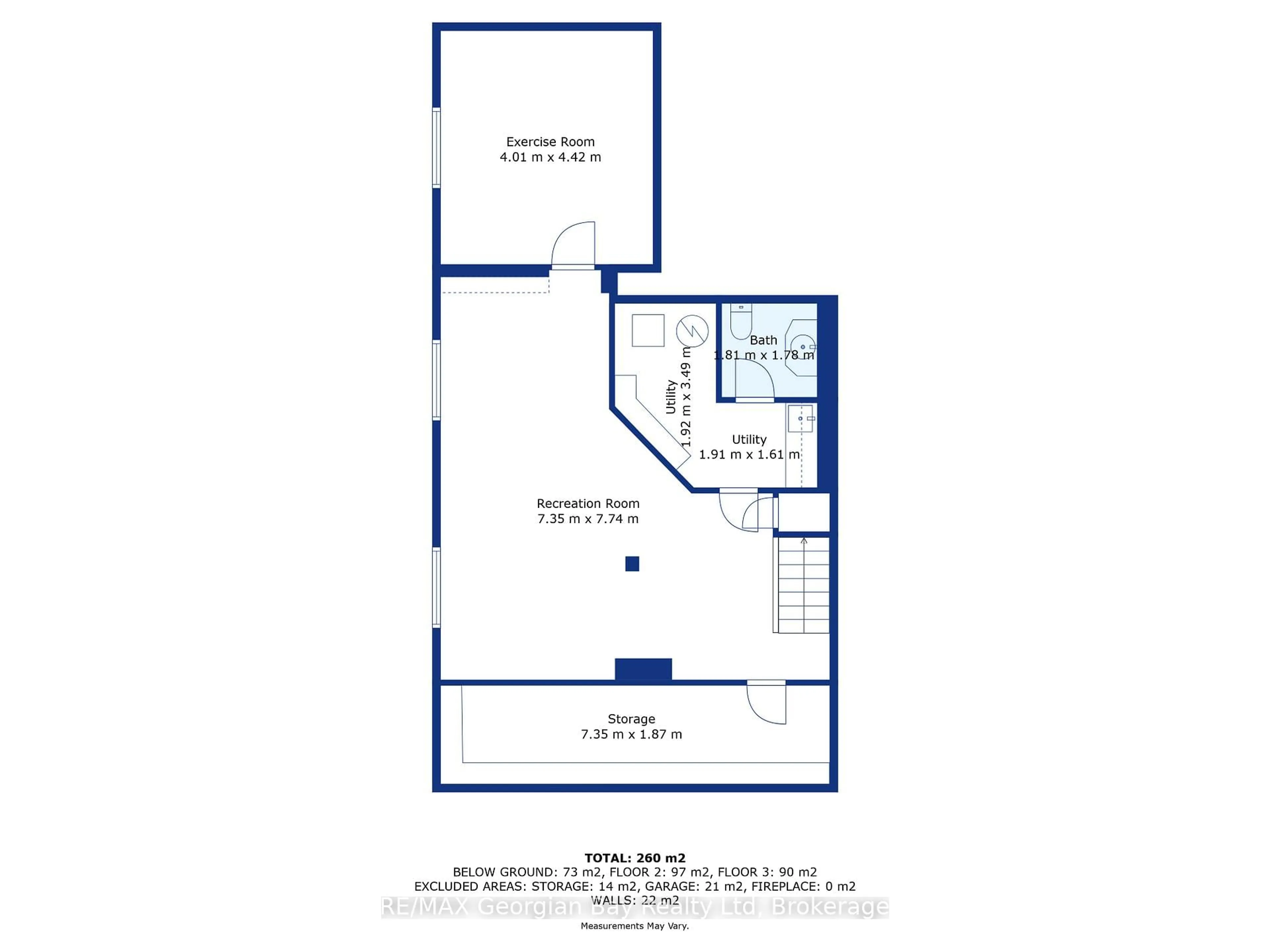 Floor plan for 30 Brule St, Penetanguishene Ontario L9M 1J1