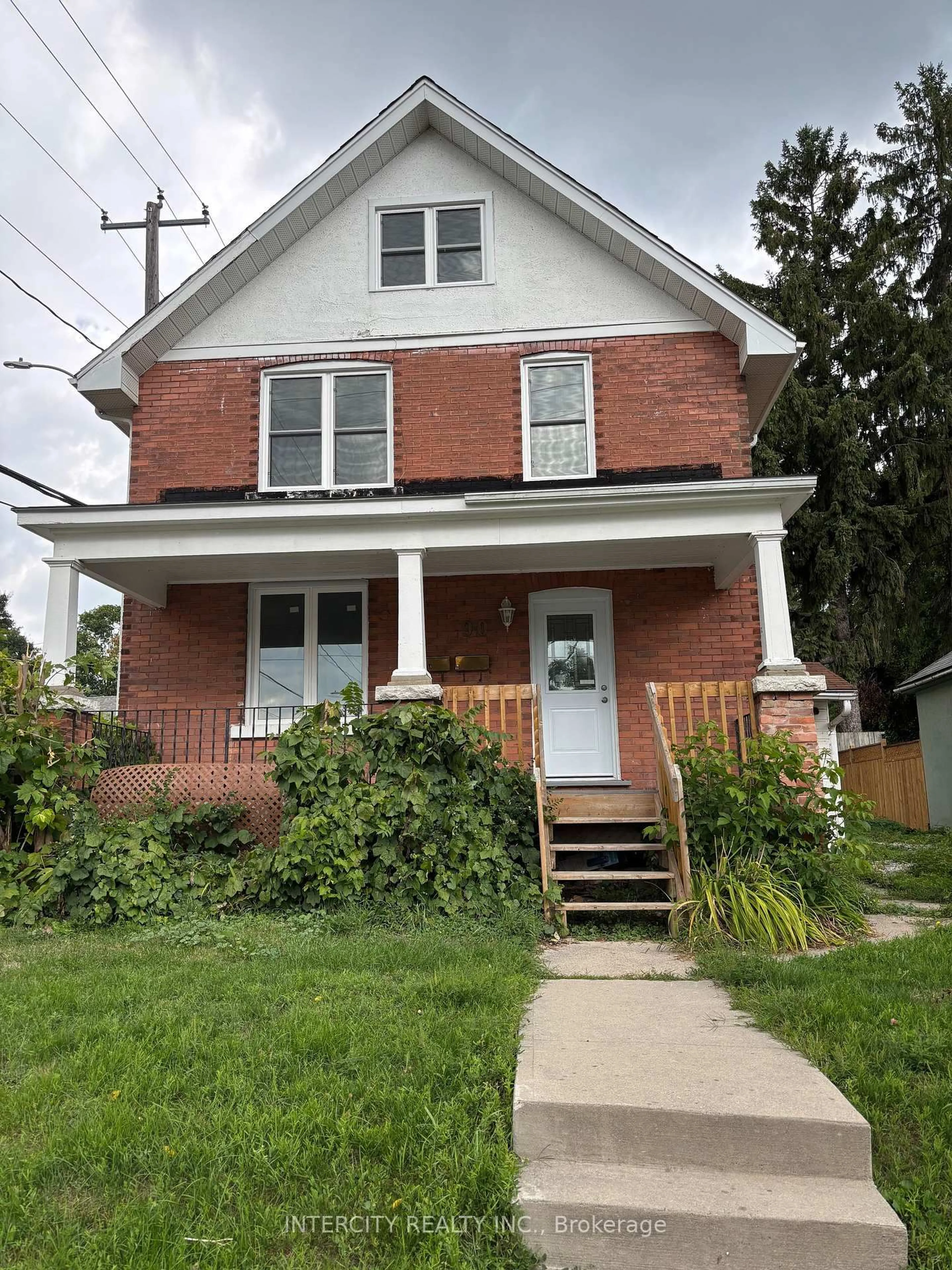 Home with brick exterior material, street for 90 Coldwater Rd, Orillia Ontario L3V 5L5