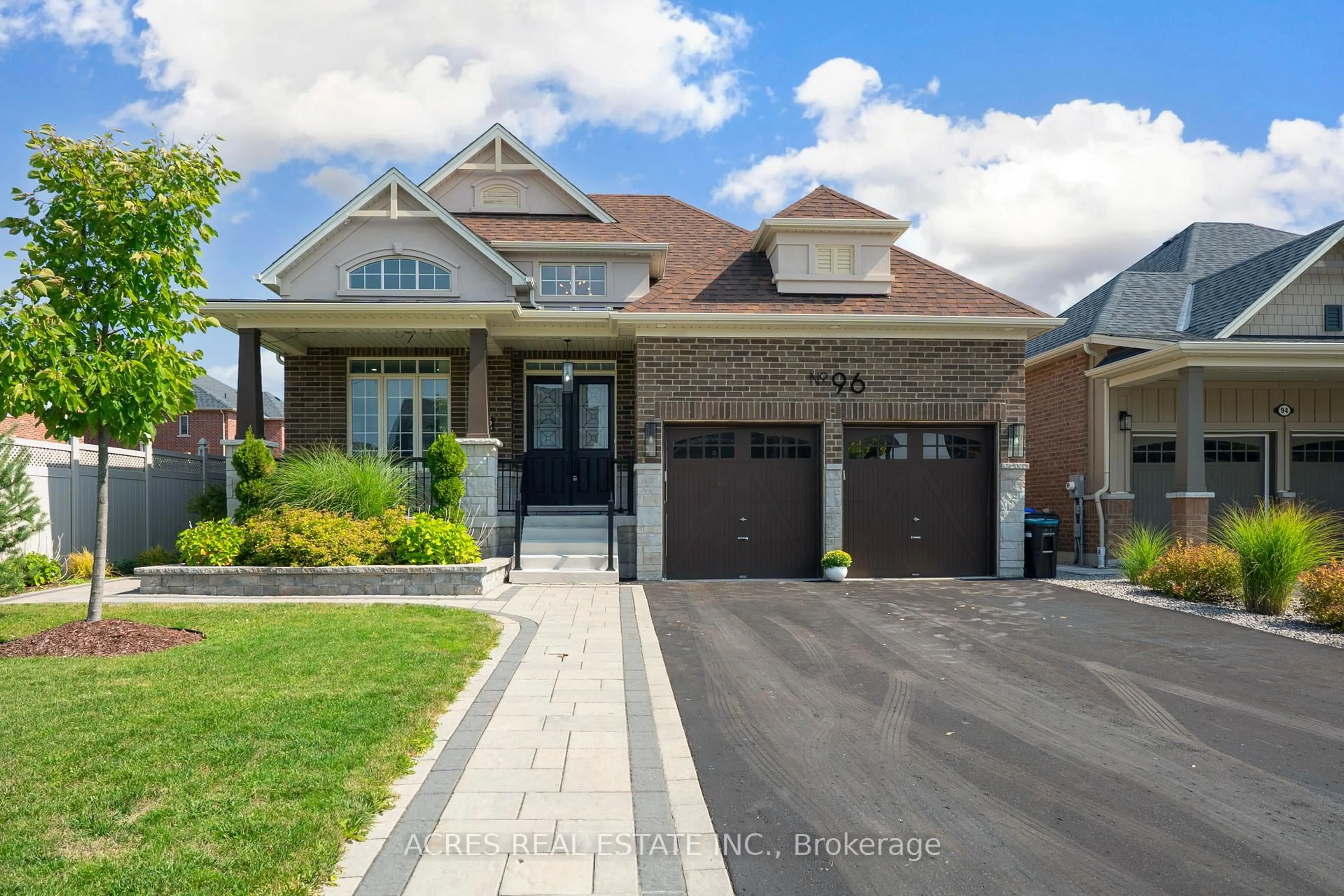 Home with brick exterior material, street for 96 Redmond Cres, Springwater Ontario L9X 1Z8