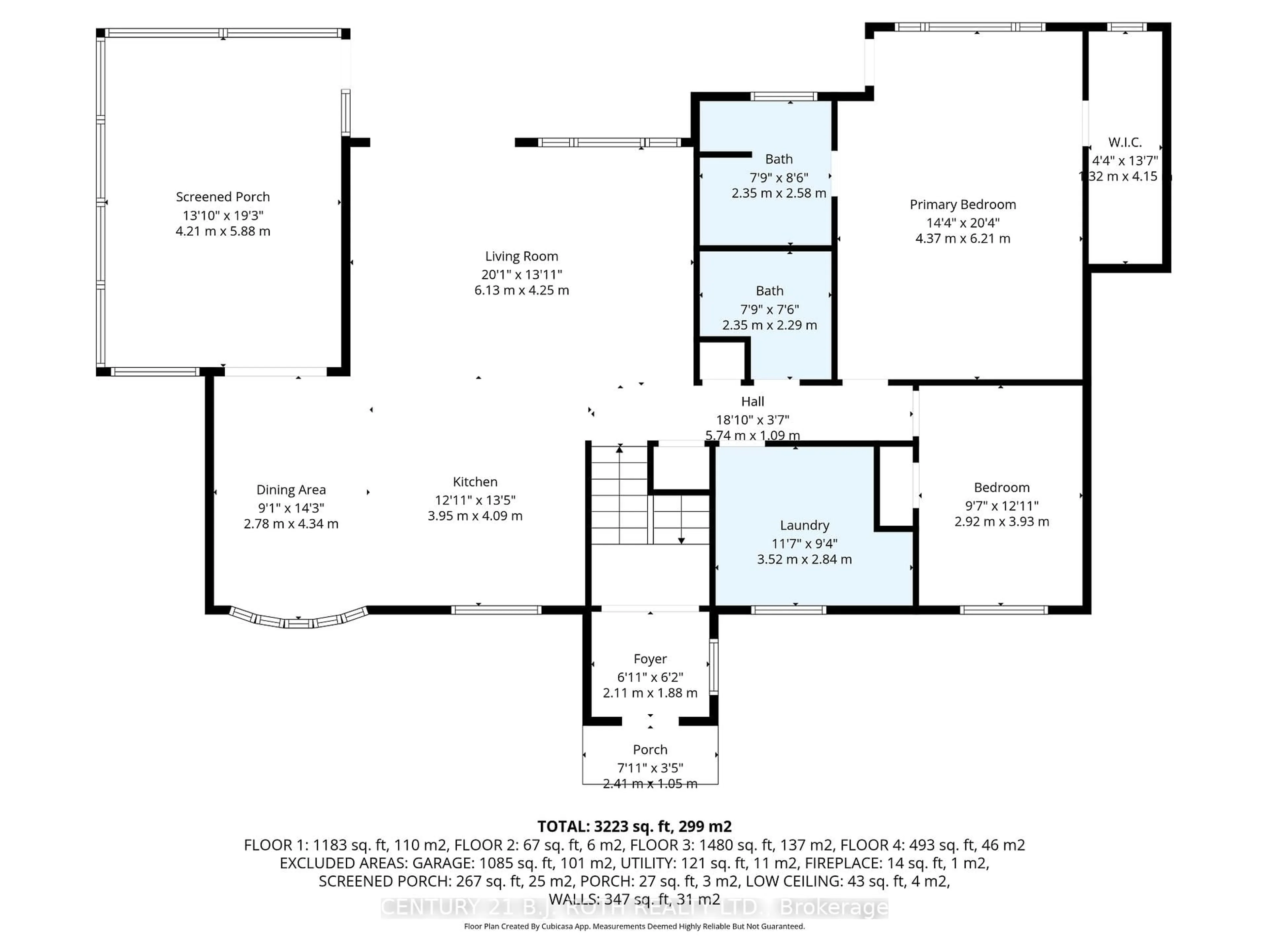 Floor plan for 3371 Lake St. George Blvd, Severn Ontario L0K 2B0
