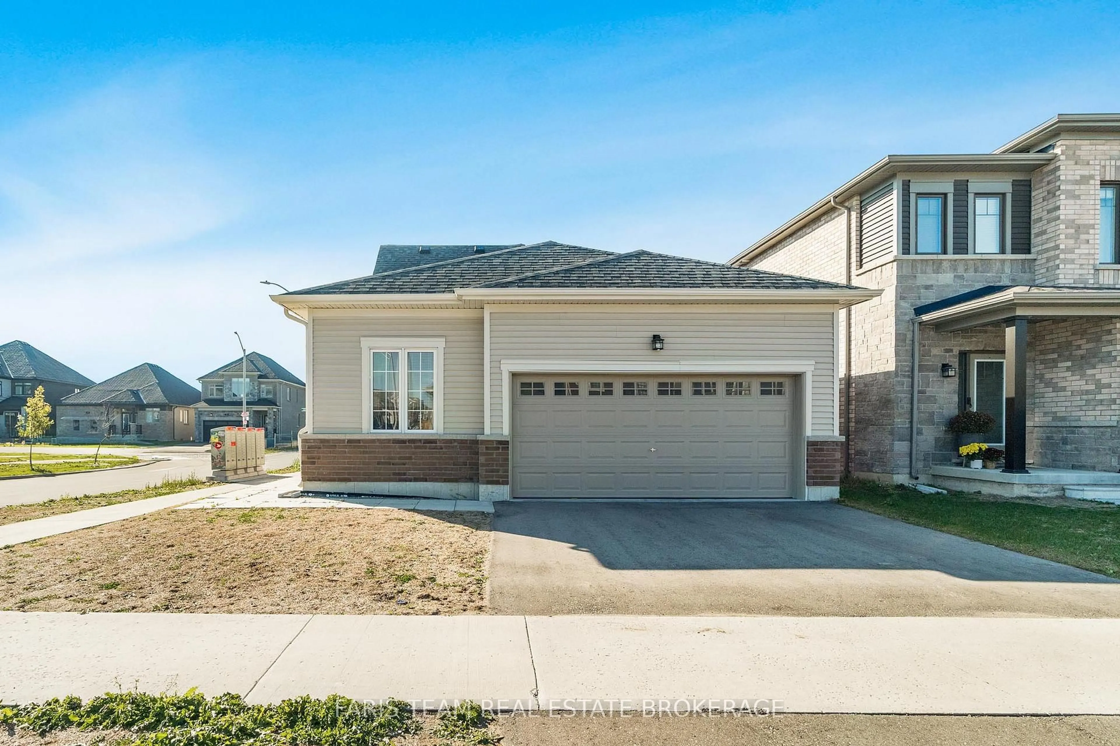 Home with brick exterior material, street for 1 Harvest Cres, Barrie Ontario L9J 0T3