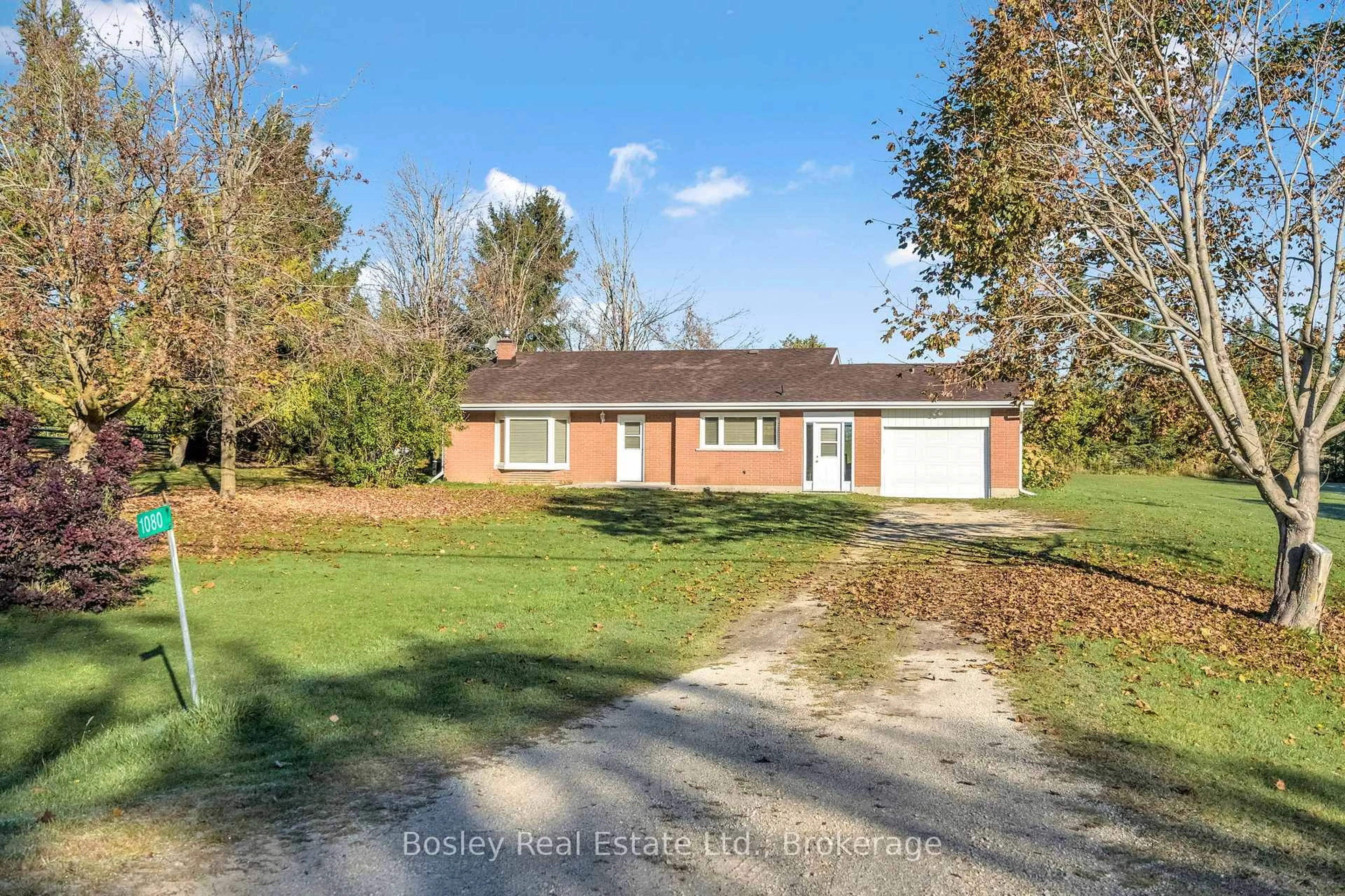 A pic from outside/outdoor area/front of a property/back of a property/a pic from drone, street for 1080 County Rd #124, Clearview Ontario N0C 1M0