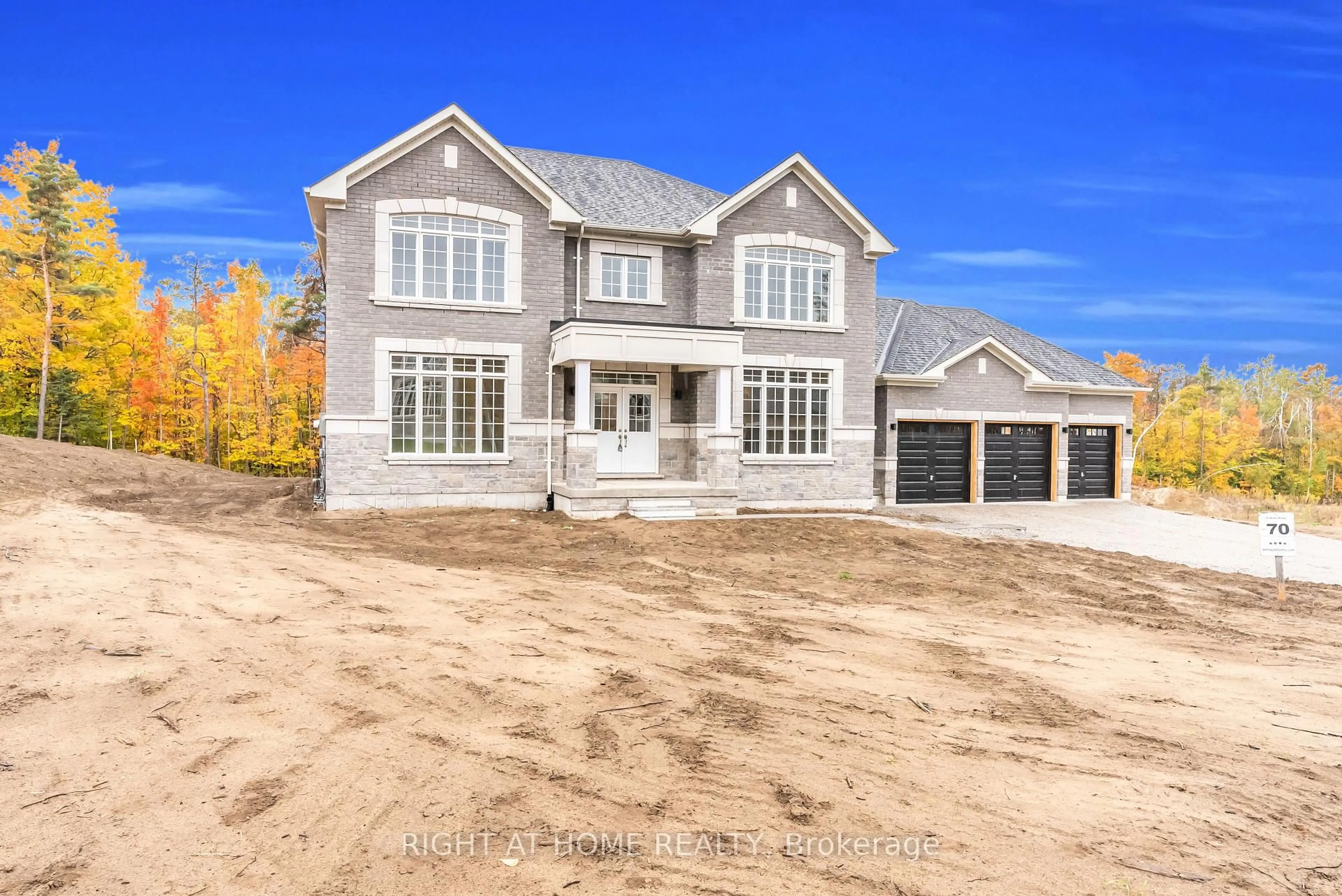 Home with brick exterior material, street for 76 Ruby Rdge, Oro-Medonte Ontario L0L 2E0