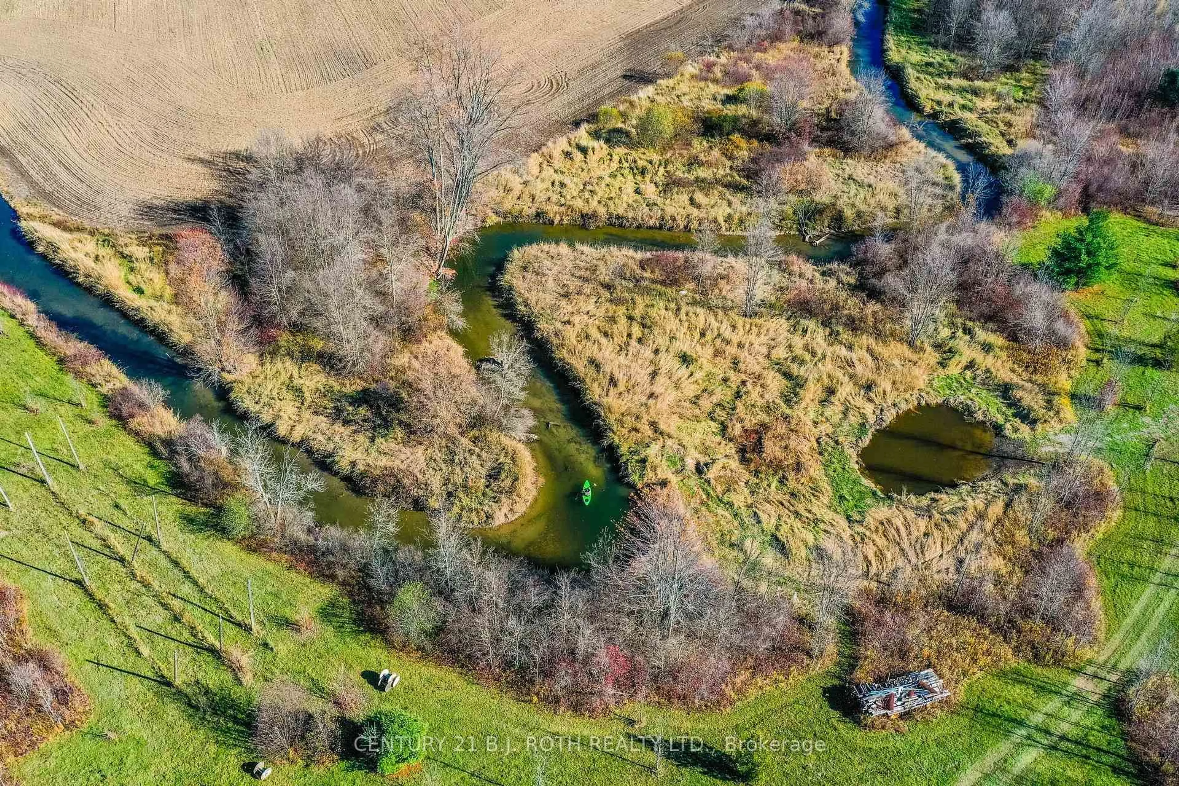 A pic from outside/outdoor area/front of a property/back of a property/a pic from drone, water/lake/river/ocean view for 2293 Hampshire Mills Line, Severn Ontario L3V 6H3