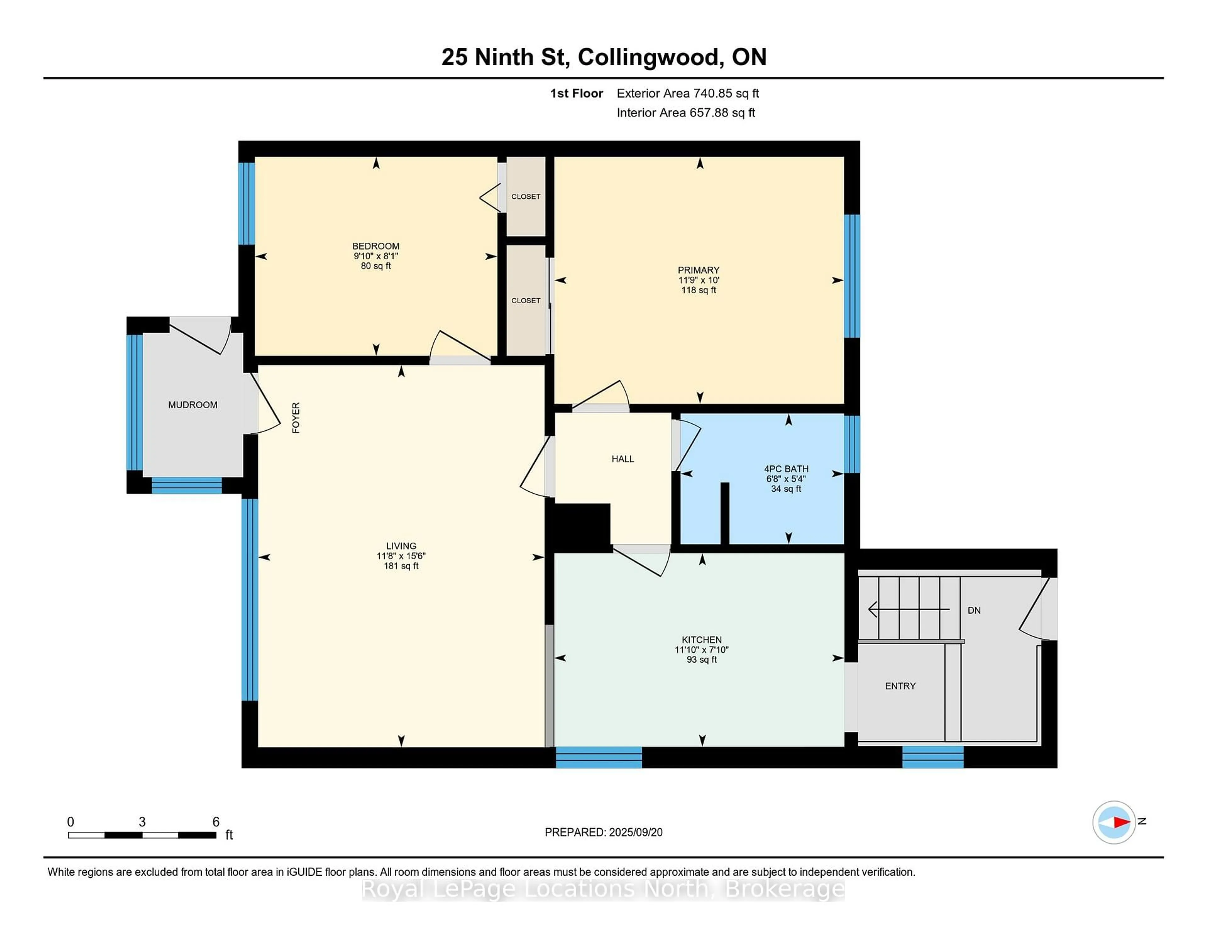 Floor plan for 25 Ninth St, Collingwood Ontario L9Y 2E9