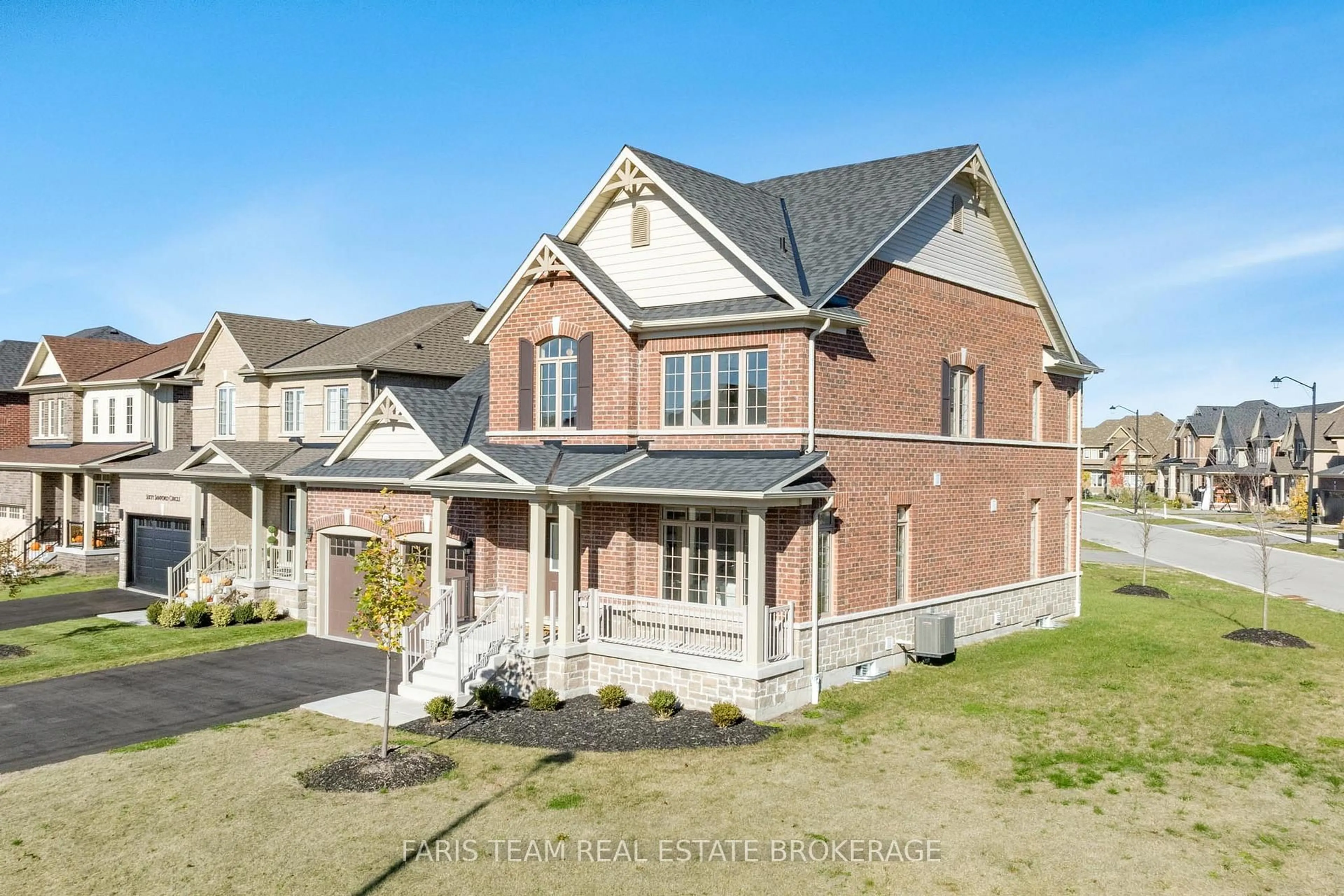 Home with brick exterior material, street for 58 Sanford Circ, Springwater Ontario L9X 2A9