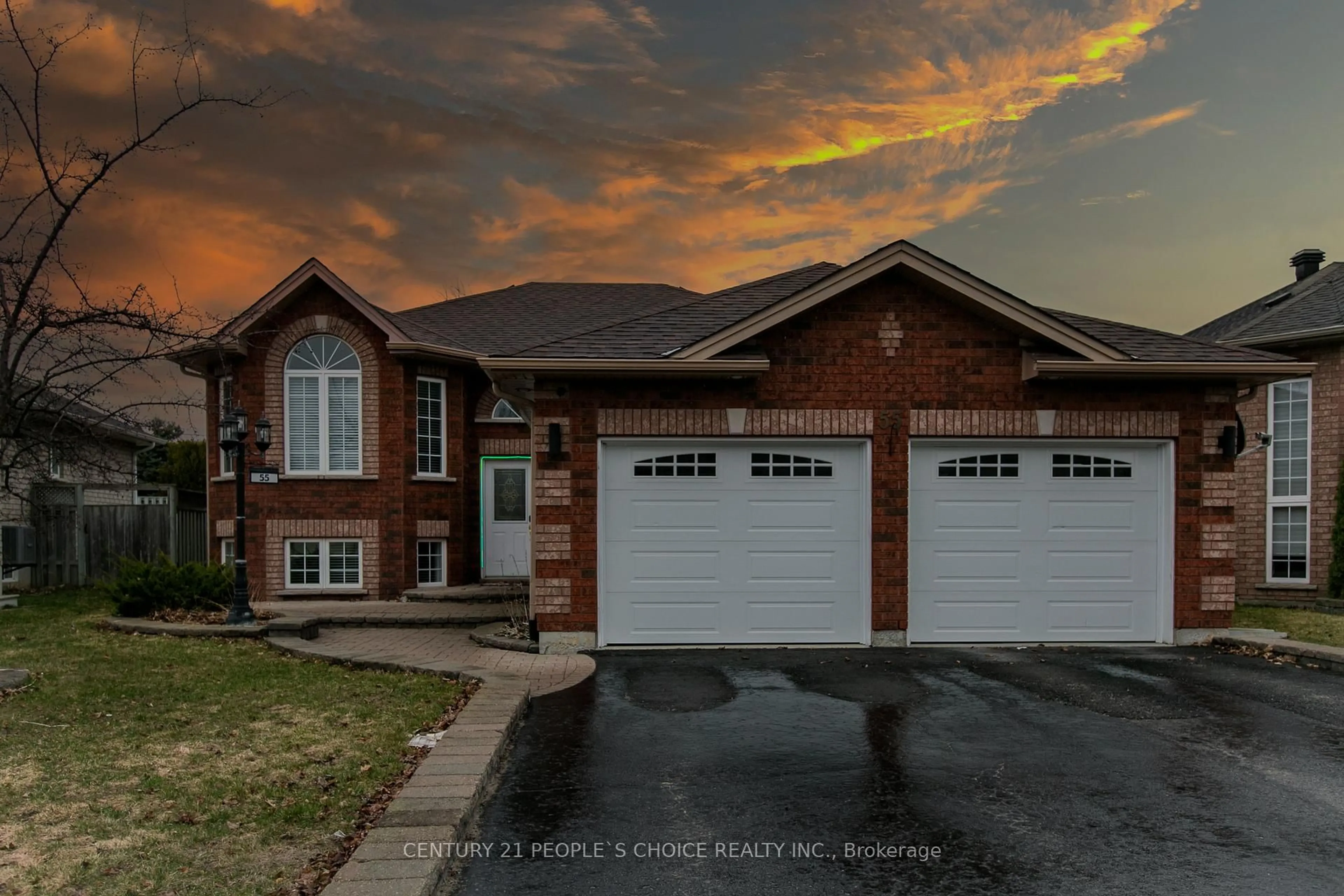 Home with brick exterior material, street for 55 MARSELLUS Dr, Barrie Ontario L4N 8S6